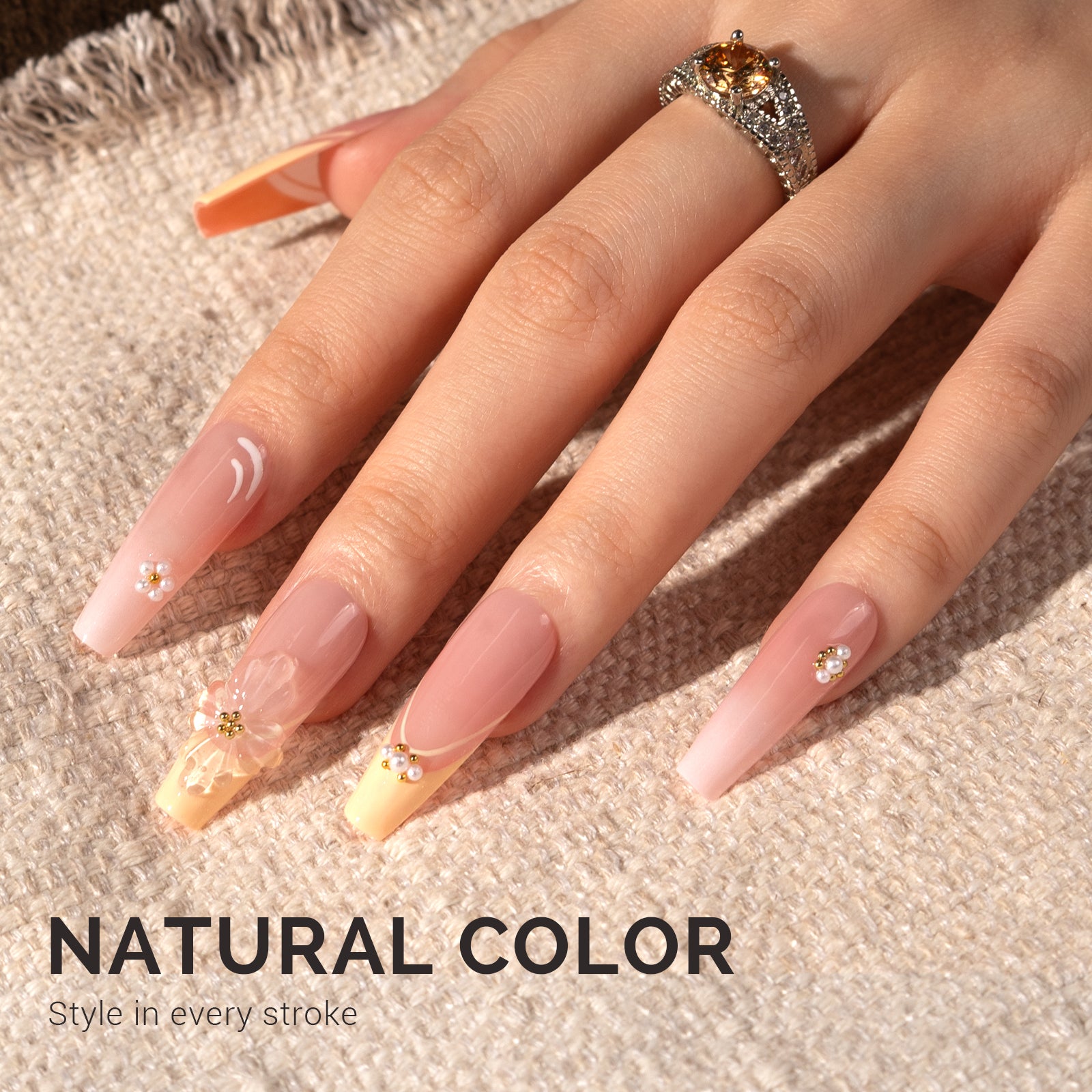 Jeweliver Jelly TPO-Free Gel Polish 15ml - Pink Rhodonite - JN19