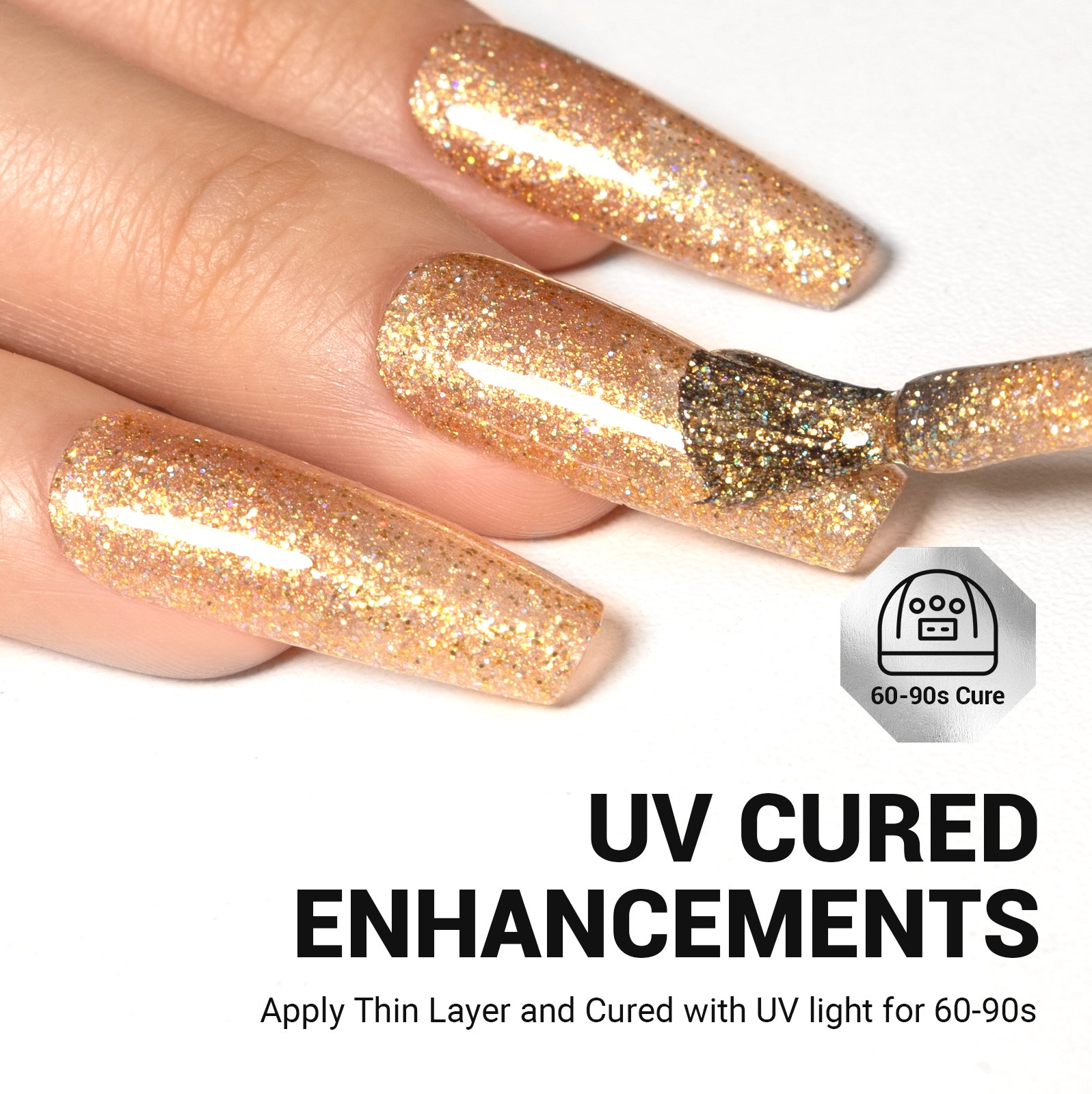 1664 Golden Sands - TPO-Free Thick Gel Nail Polish(15ml)