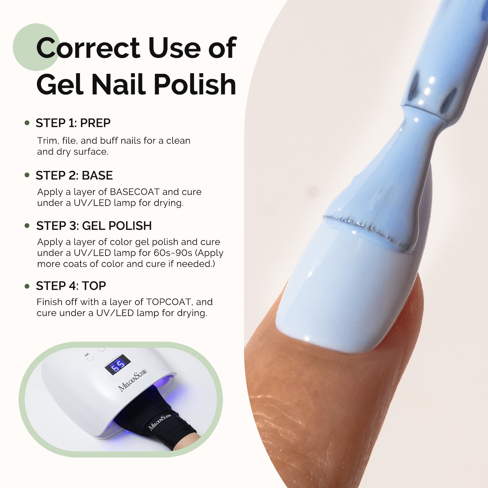 253 Macaron Blue - HEMA-Free Gel Nail Polish 0.5 fl oz/15ml