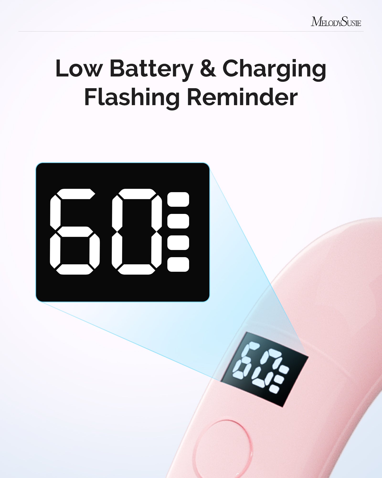 P-ART01A Rechargeable LED/UV Nail Lamp - Pink