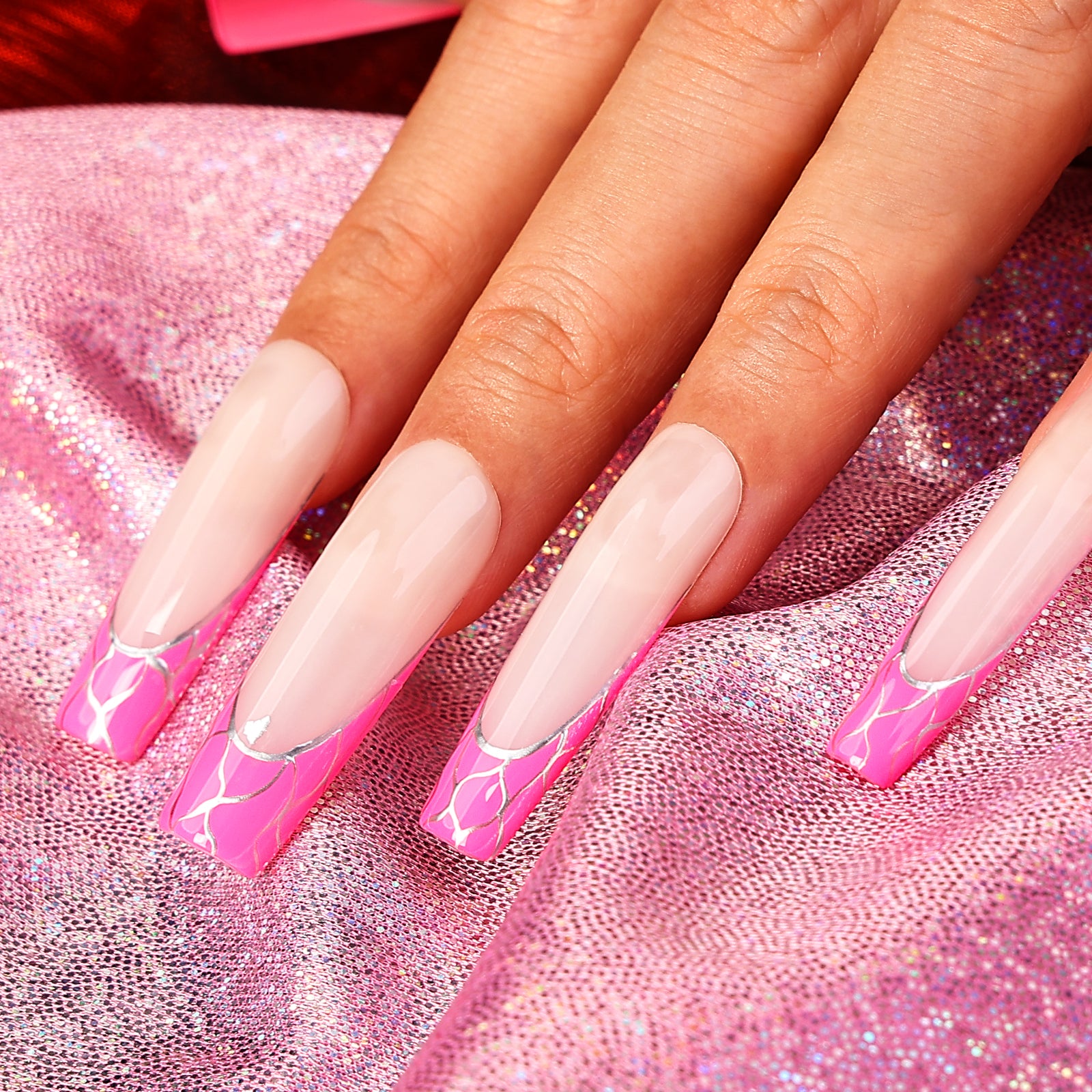 Babydoll Blush Square Xtreme Press On Nails | MelodySusie