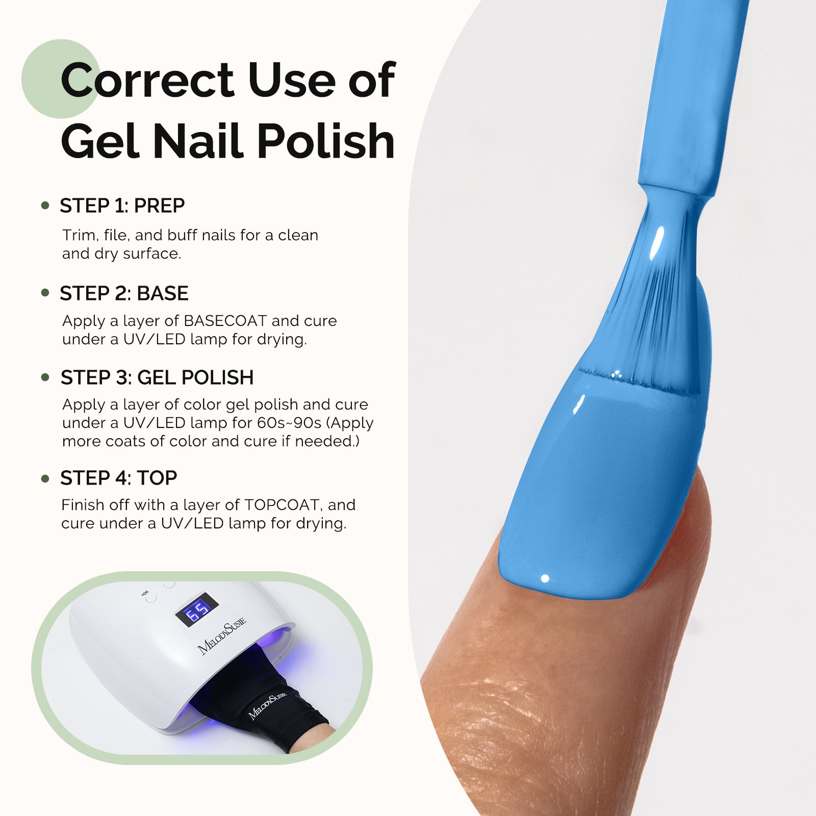 HEMA-Free Gel Nail Polish 0.5 fl oz/15ml - K0738 Thick Steel Blue