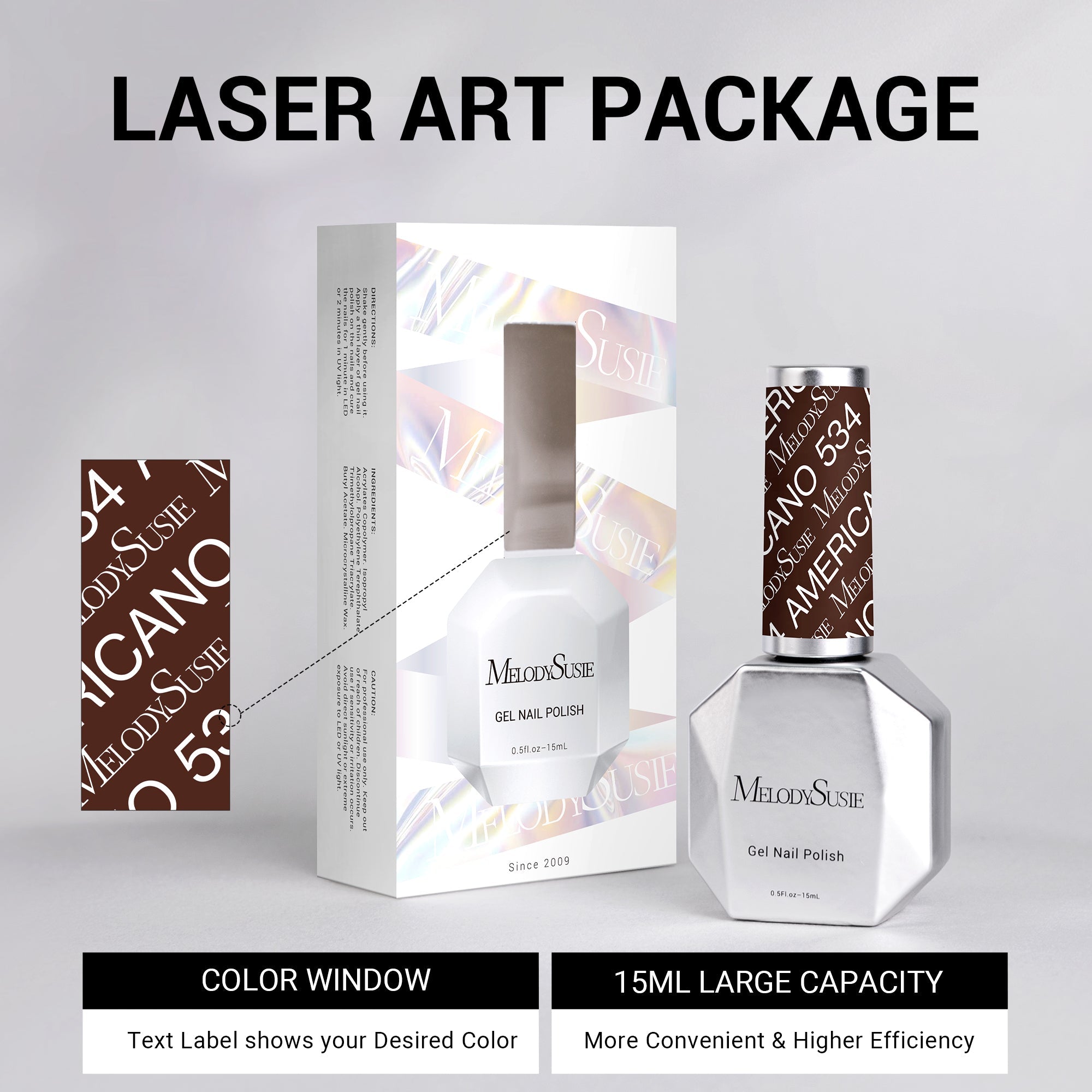 534 Americano - TPO-Free Thick Nail Gel Polish(15ml)