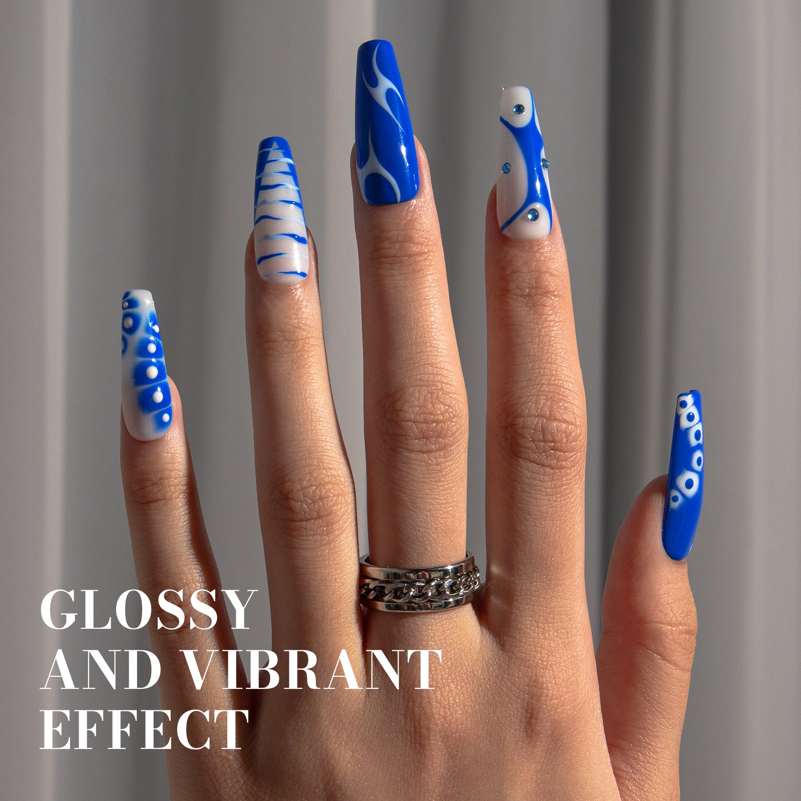269 Royal Blue - TPO-Free Faster UV Curing Gel Nail Polish 0.5 fl oz/15ml