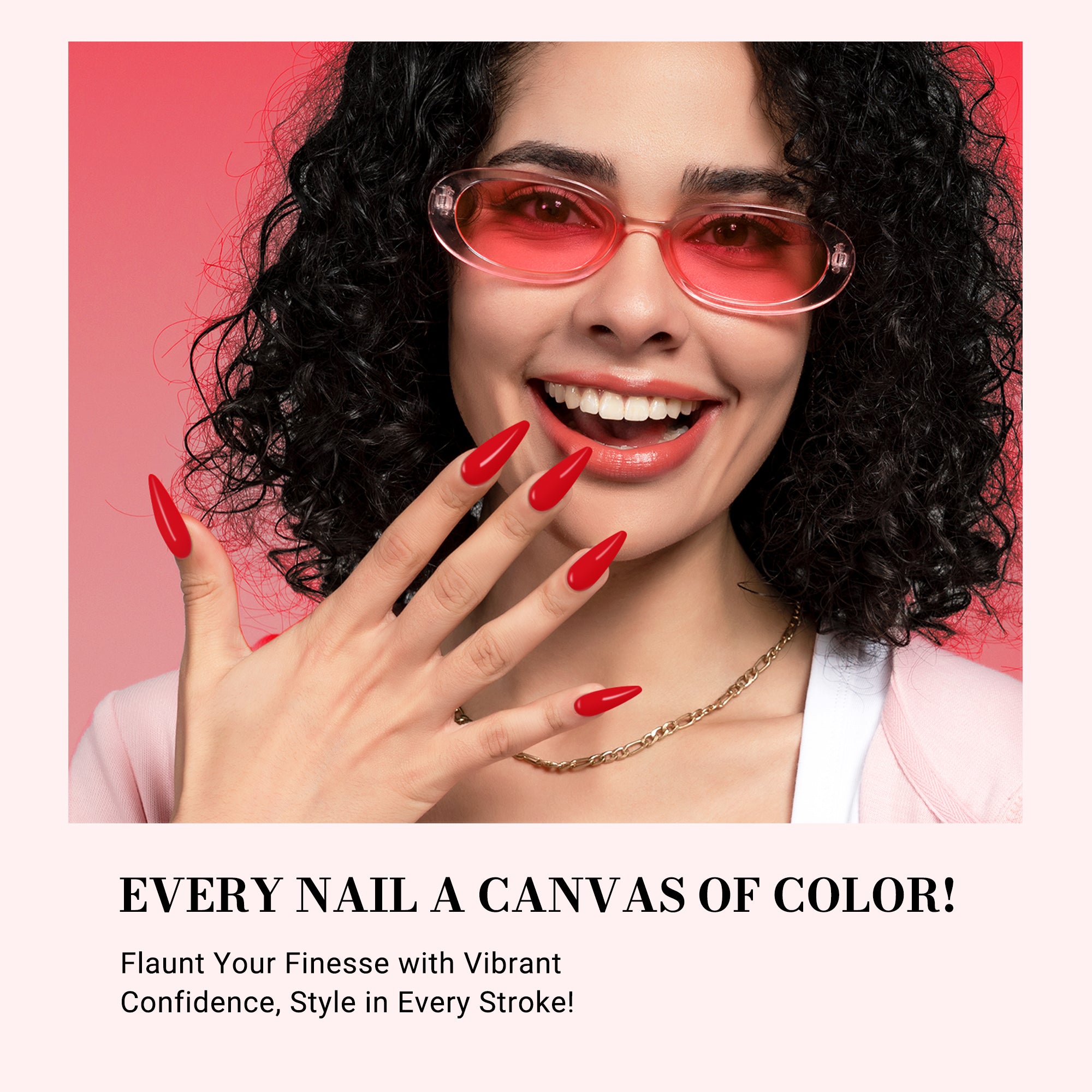 068 Rose Red - TPO-Free Thick Gel Nail Polish (15ml)