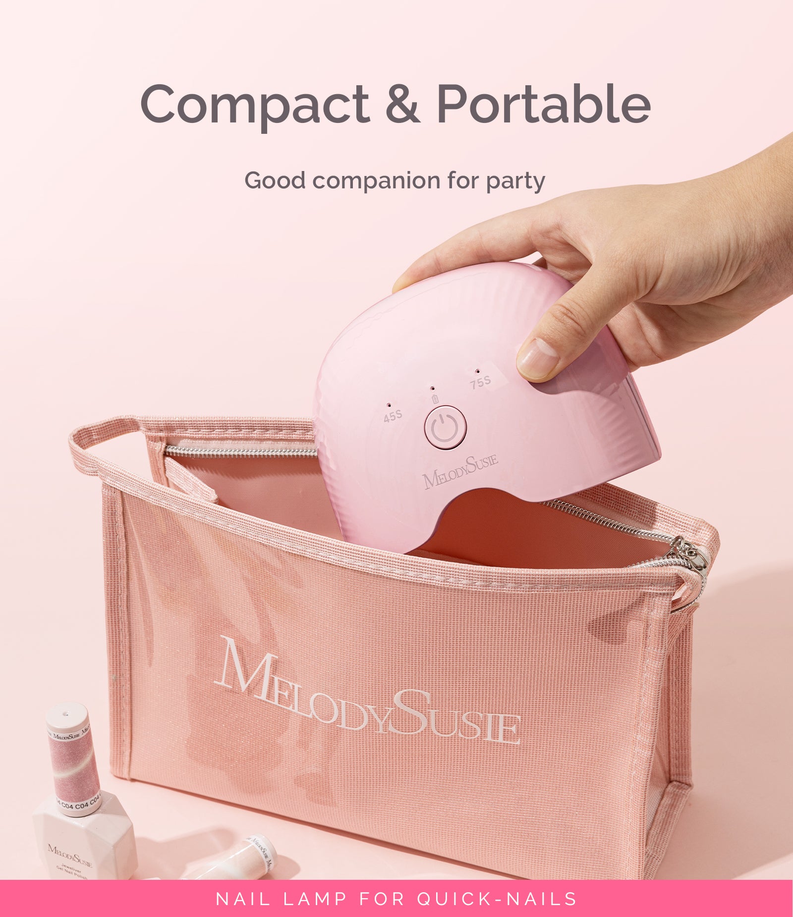 P-ART06G Rechargeable & Cordless LED/UV Nail Lamp