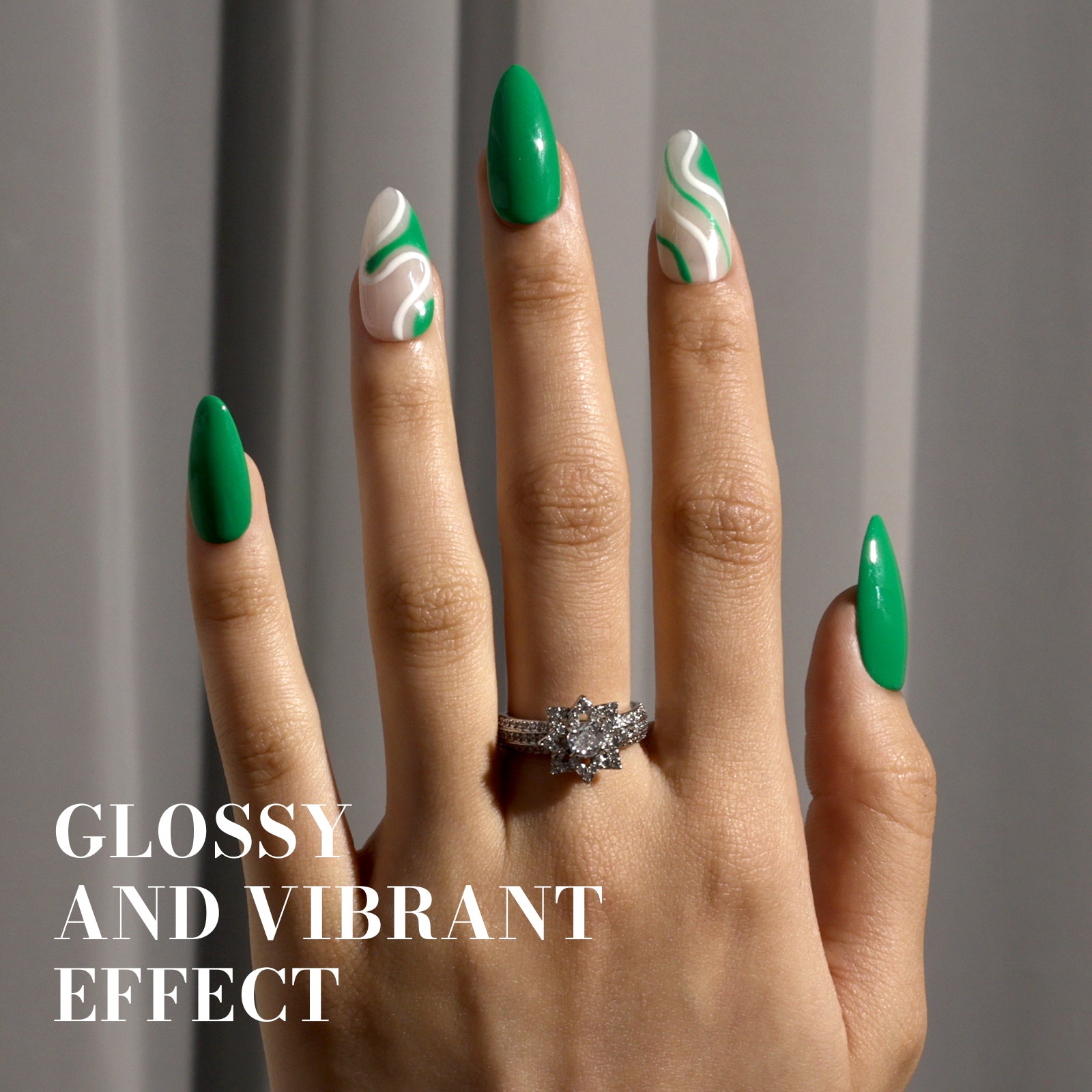 347 Fresh Green - TPO-Free Faster UV Curing Gel Nail Polish 0.5 fl oz/15ml