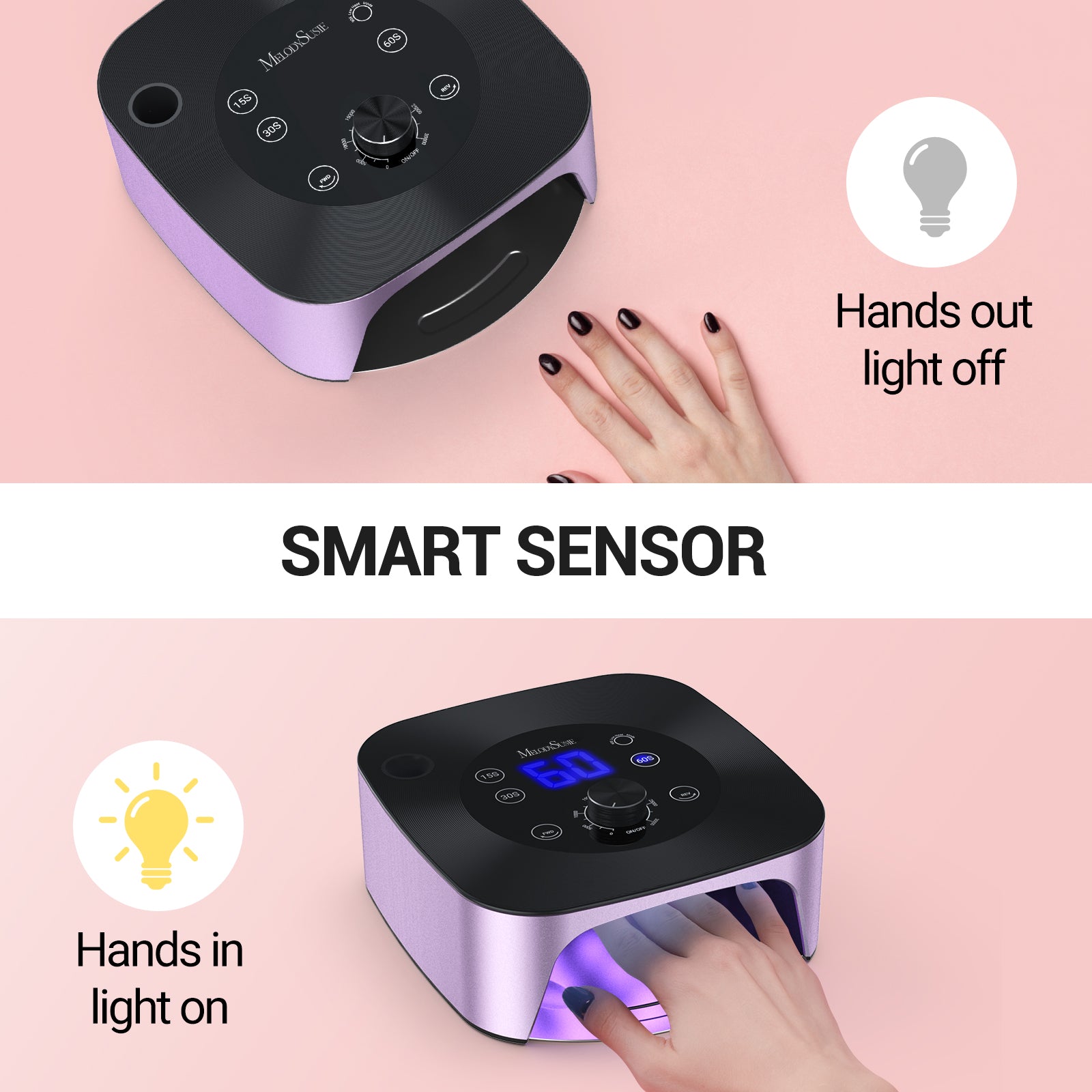 XC320C 2 in 1 Nail Lamp with Nail Drill 30,000 RPM