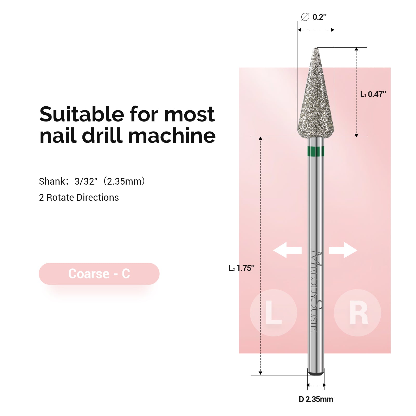 Pedicure Carbide Tungsten Bit