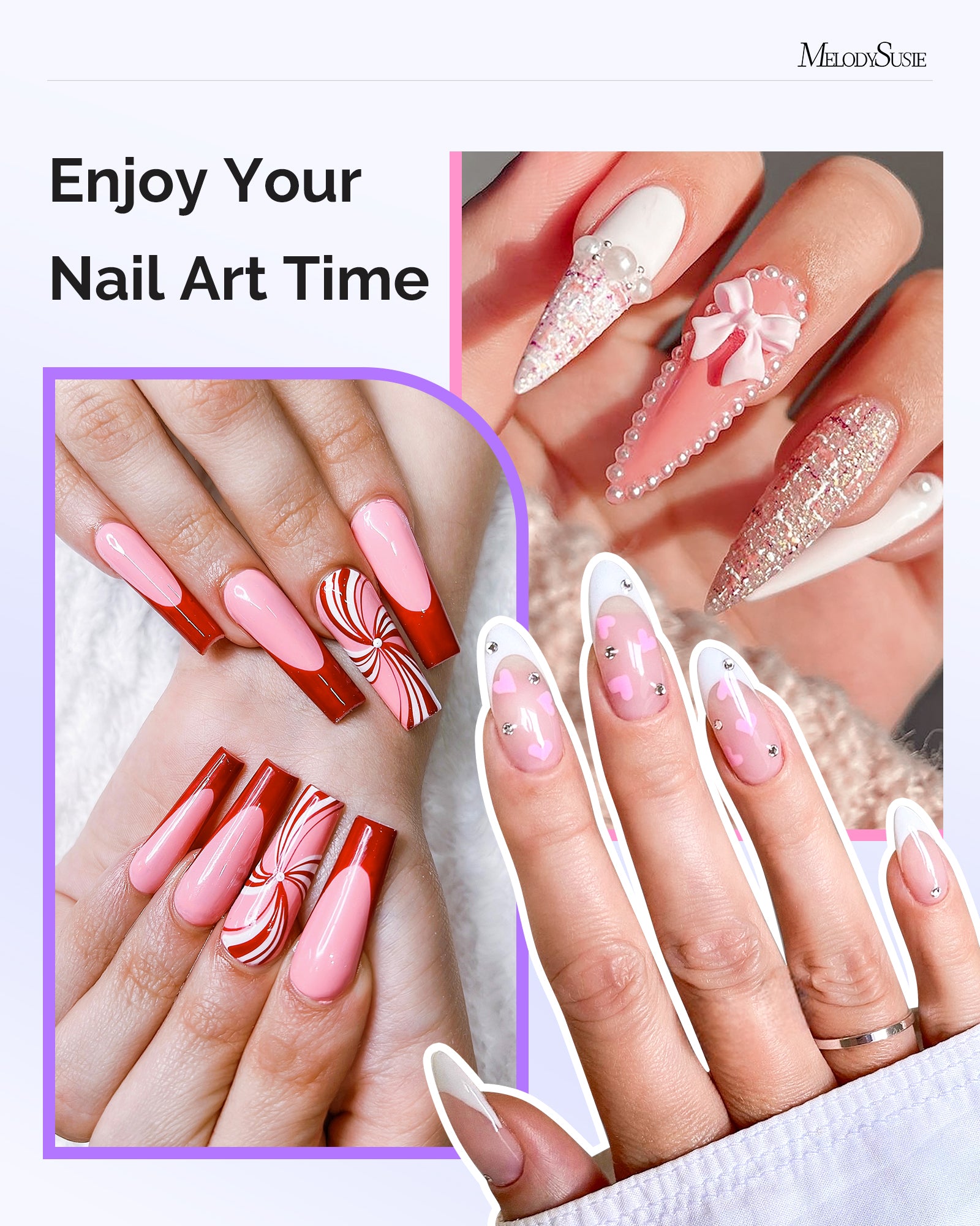 P-ART01A Rechargeable LED/UV Nail Lamp - Purple