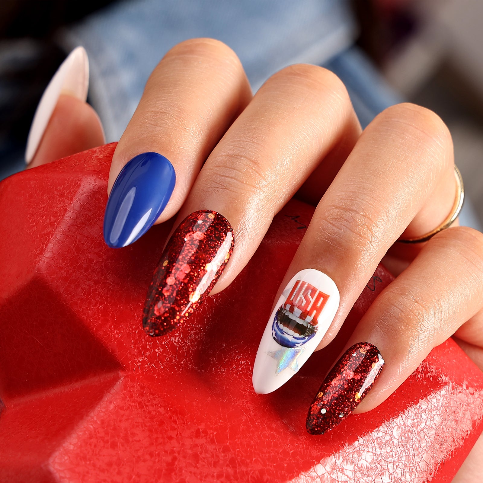 Free Frenzy Stiletto Regular Press On Nails | MelodySusie