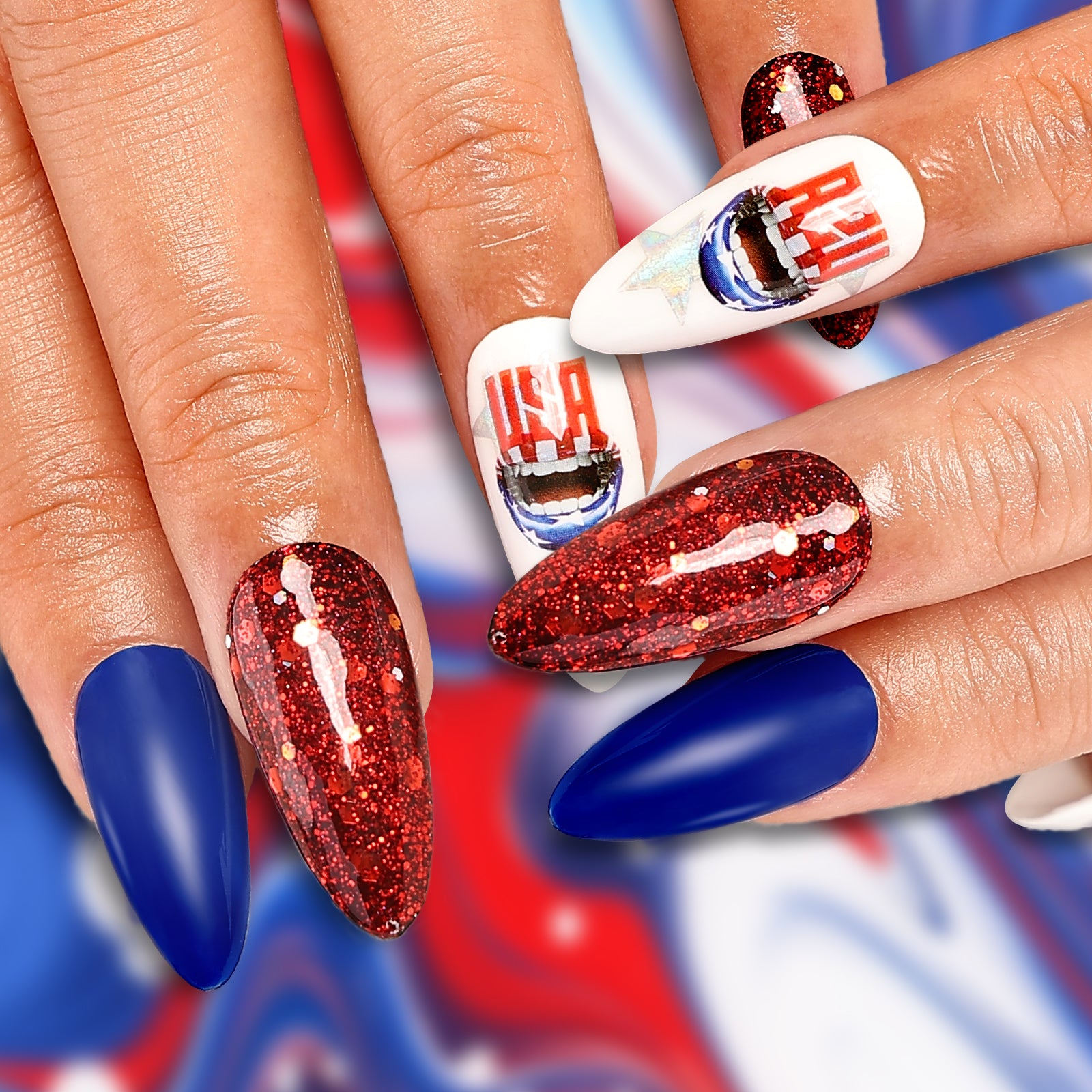 Free Frenzy Stiletto Regular Press On Nails | MelodySusie