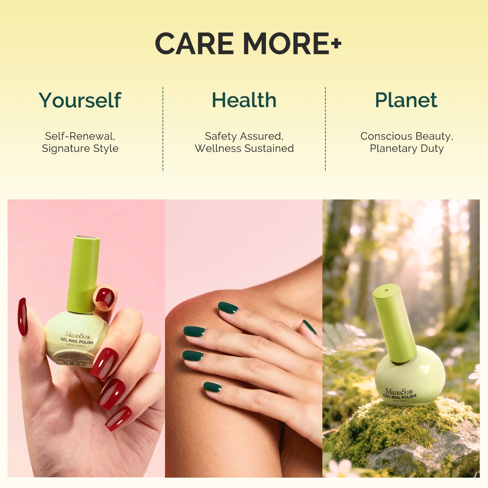 Plant-Based Nail Gel Polish 16.5ml - 10Pcs