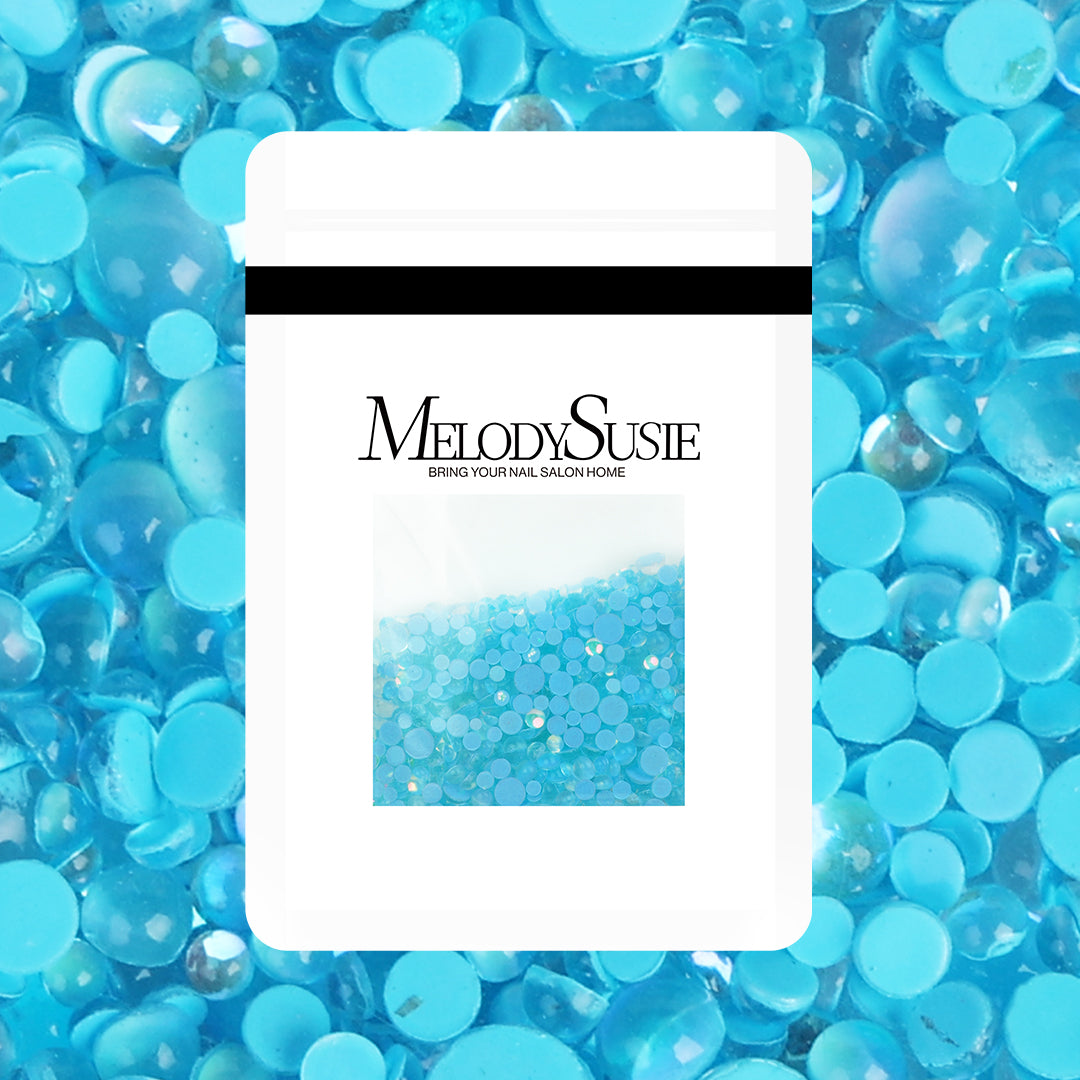 1440Pcs Mermaid Nail Rhinestones