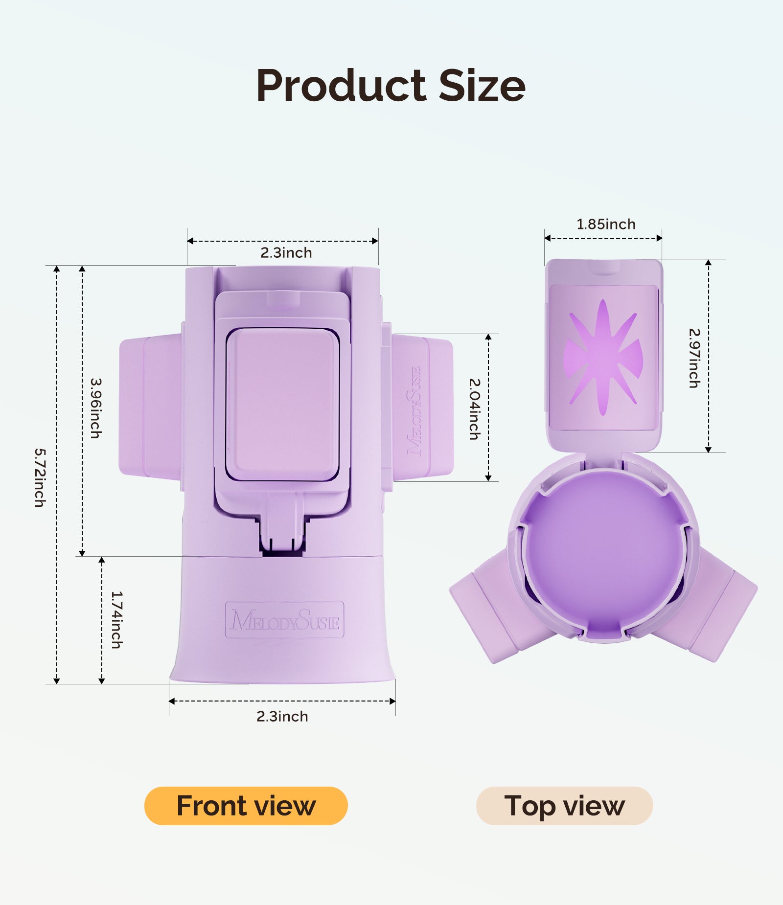 GelCarousel Rotatable Nail Art DIY Station - Purple