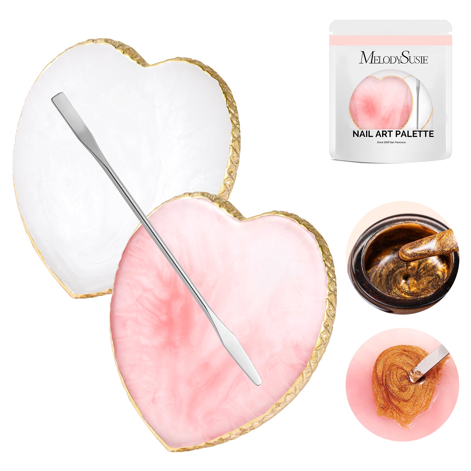 Premium Resin Nail Art Palette