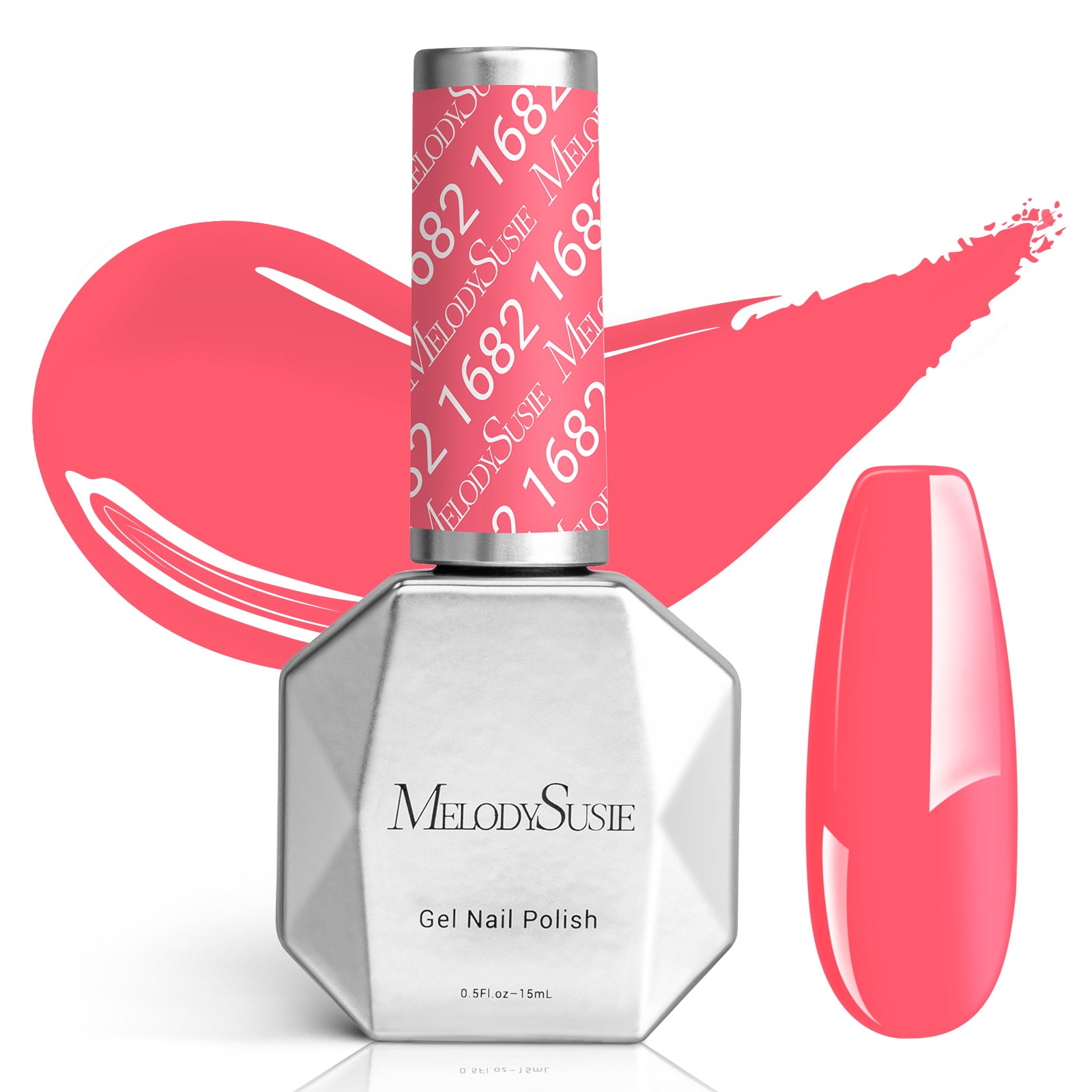 1682 Pink - TPO-Free Faster UV Curing Gel Nail Polish 0.5 fl oz/15ml