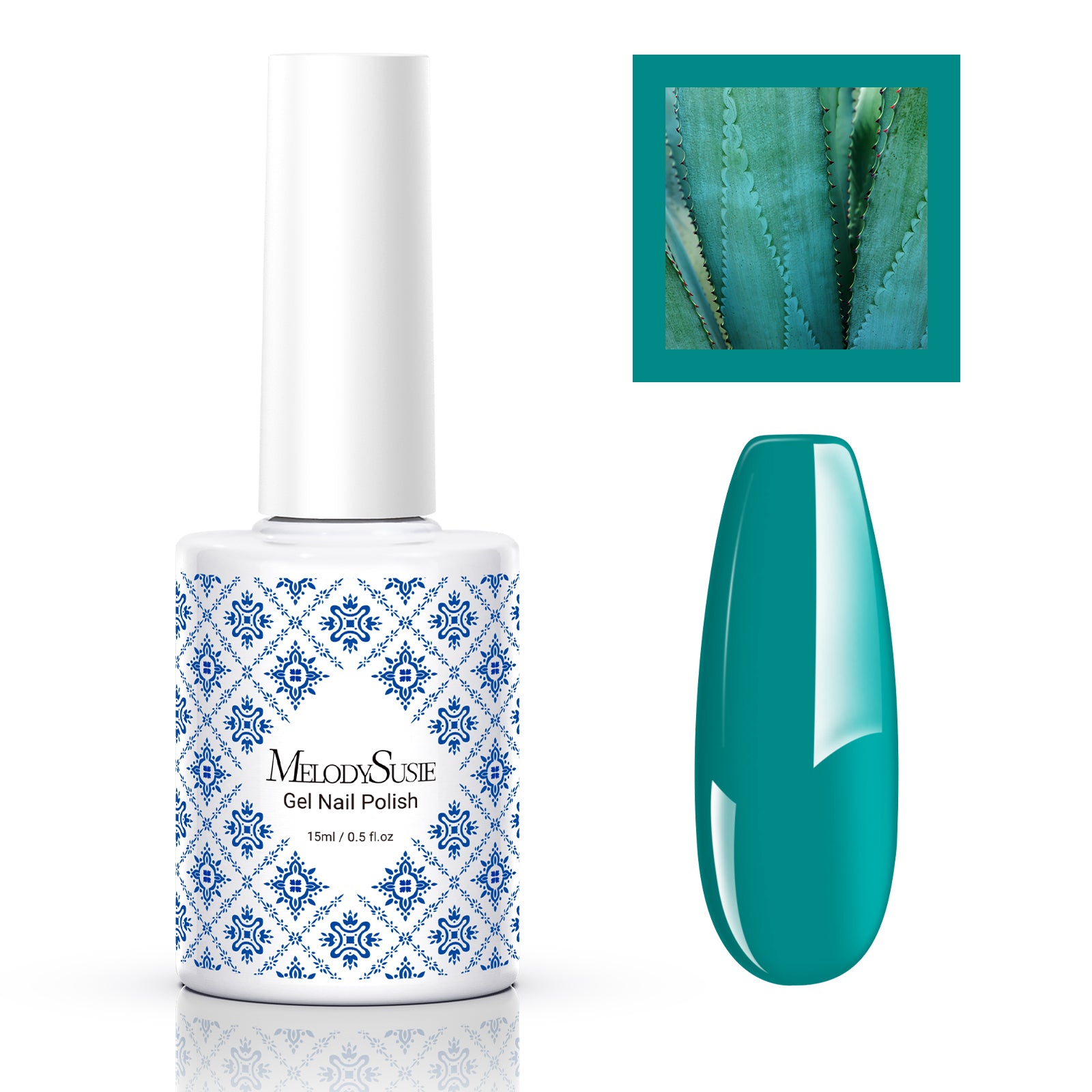 gel agave Fleurwee HEMA-Free & HPMA-Free & TPO-Free Gel Nail Polish Plant-based 0.5 fl oz/15ml