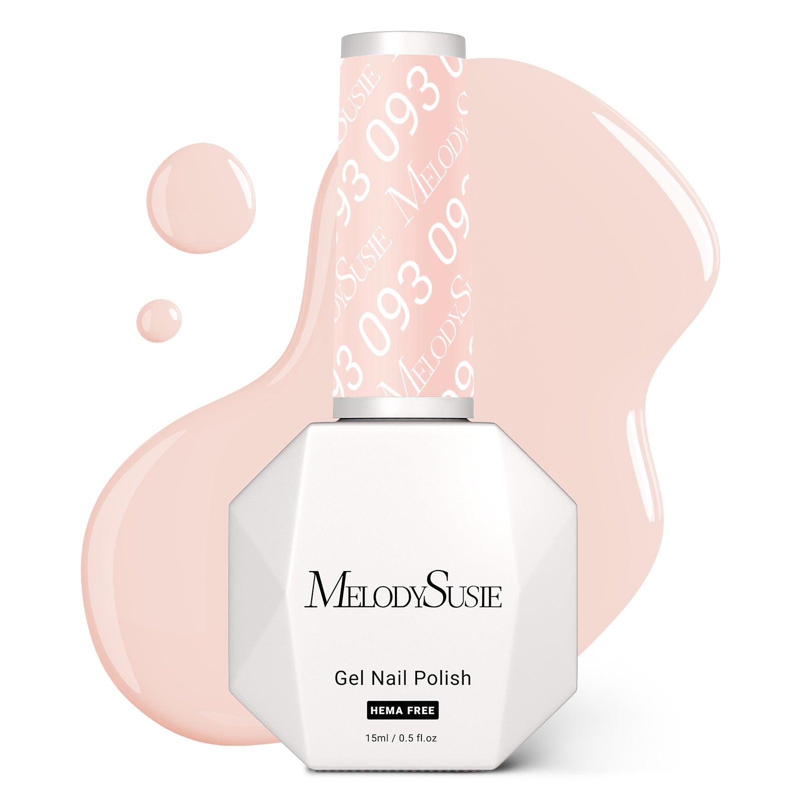 093 Nude Pink - HEMA-Free Gel Nail Polish 0.5 fl oz/15ml
