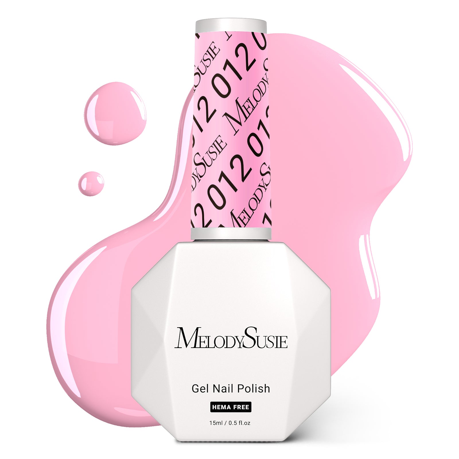 012 Pretty Pink - HEMA-Free Gel Nail Polish 0.5 fl oz/15ml