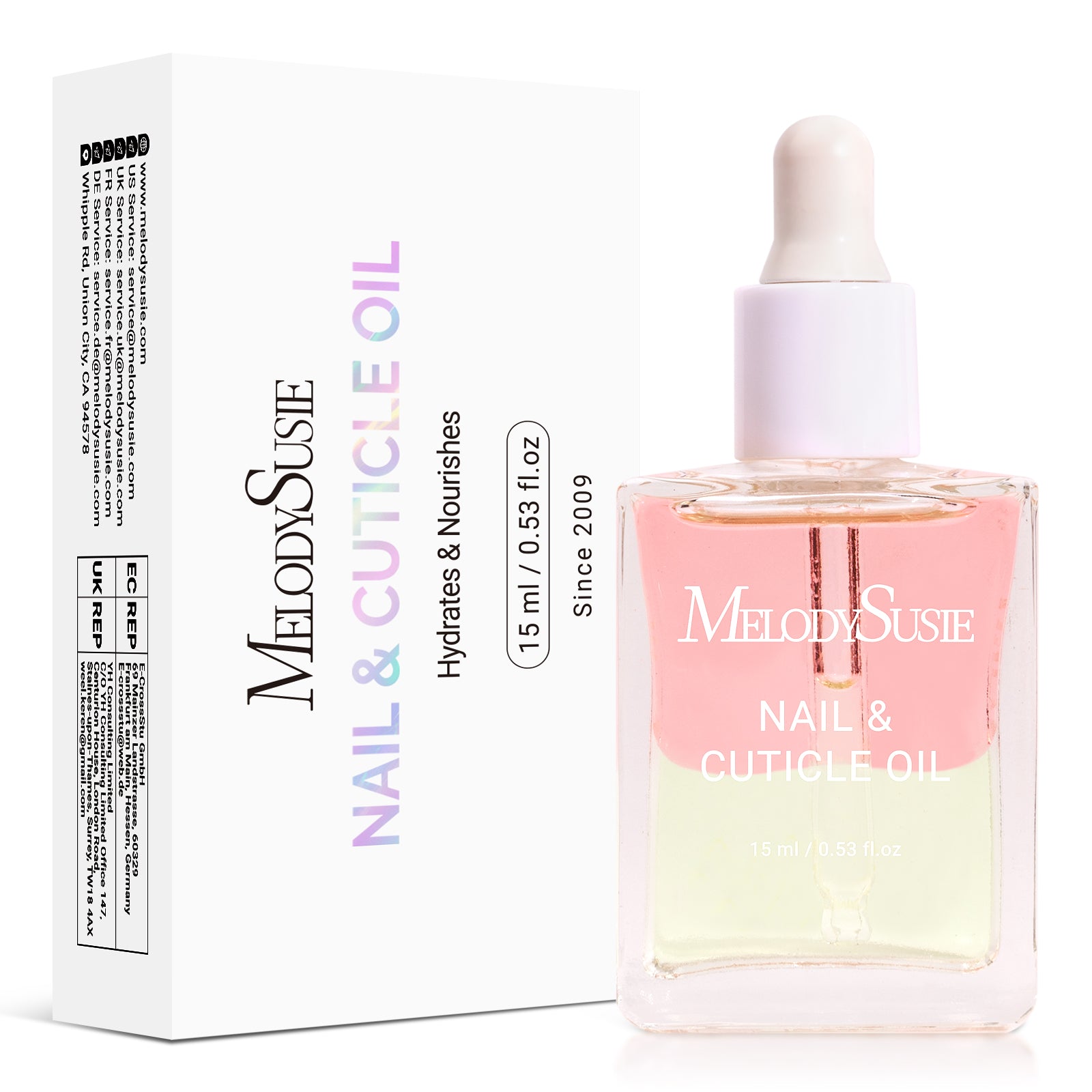 TPO-Free Nail Care Cuticle Oil 15ml - Rose