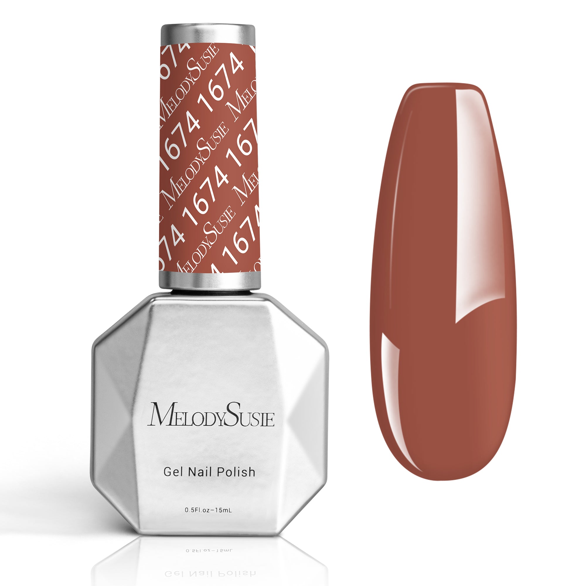 1674 Rosewood Yarn - TPO-Free Thick Gel Nail Polish(15ml)