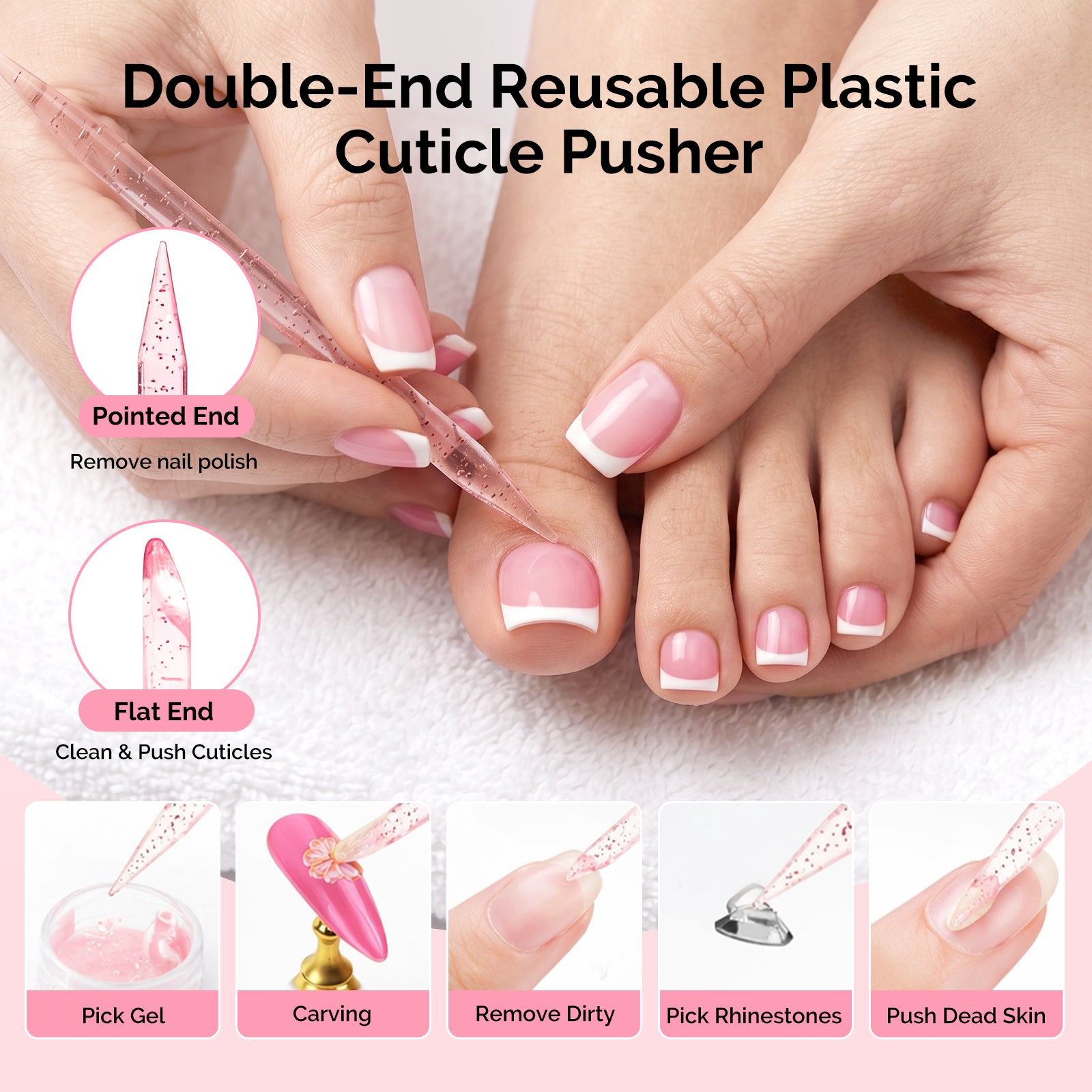All-in-One Press-On Nails & Nail Tips Kit with Application Tools