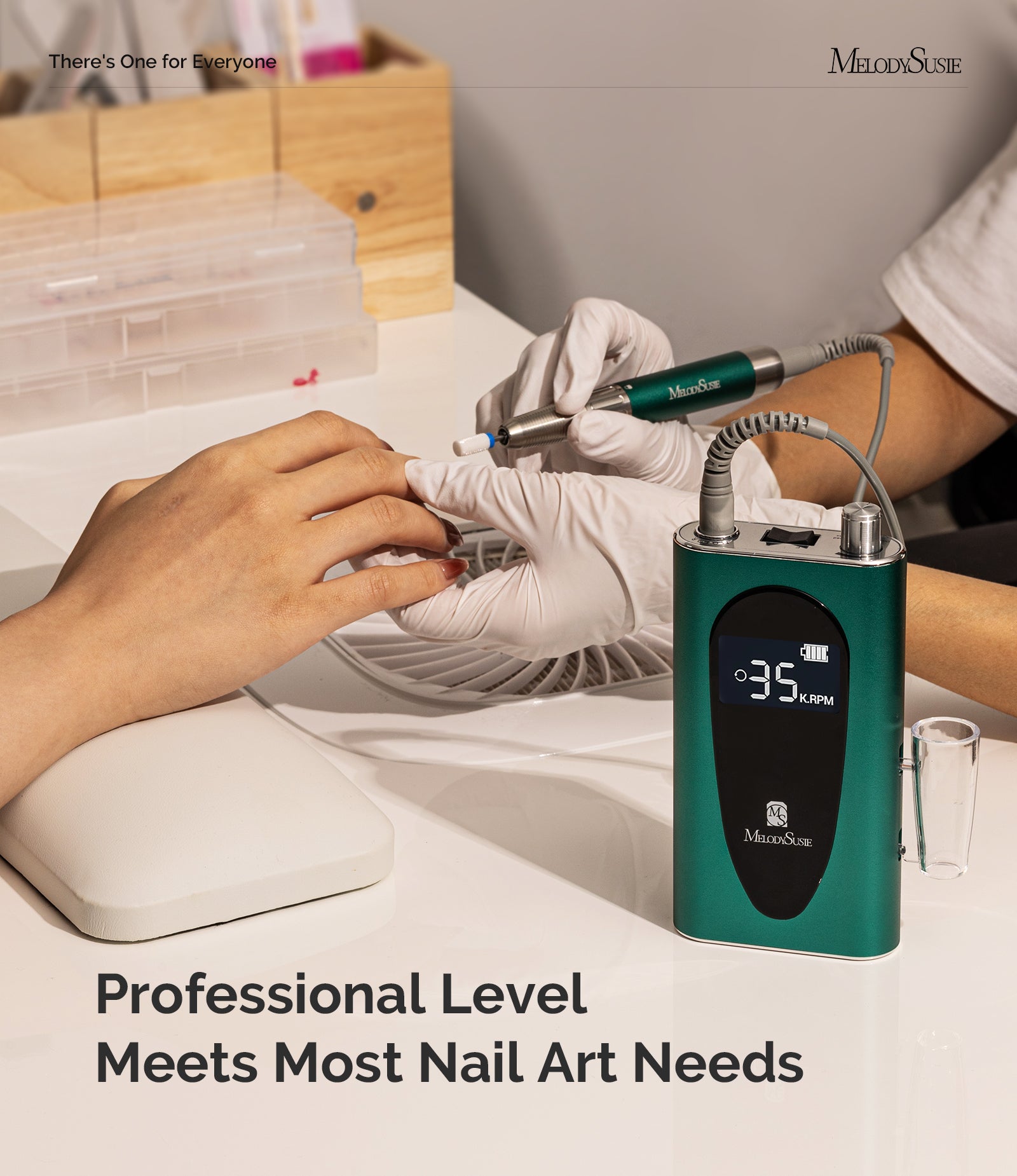 Sparkle Plus(MM400C) Rechargeable Nail Drill 35,000RPM