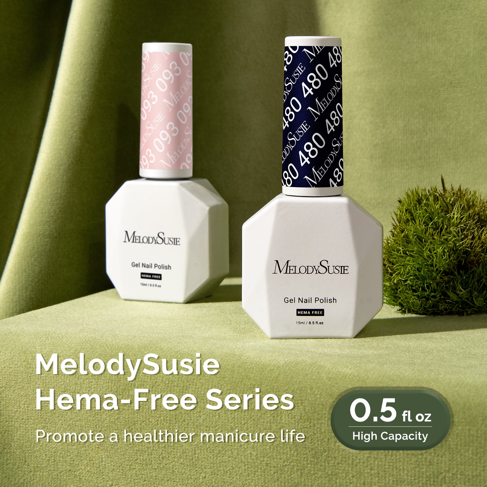 480 Black - HEMA-Free Gel Nail Polish 0.5 fl oz/15ml