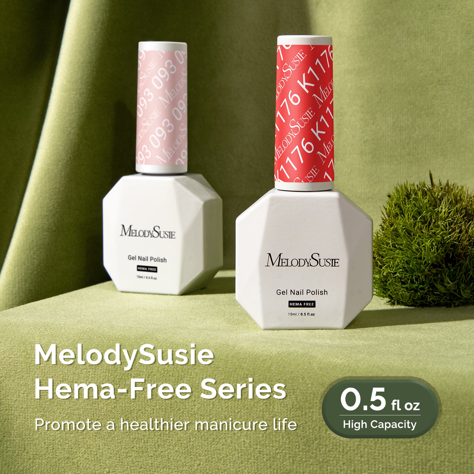 HEMA-Free Gel Nail Polish 0.5 fl oz/15ml - K1176 Thick Light Coral