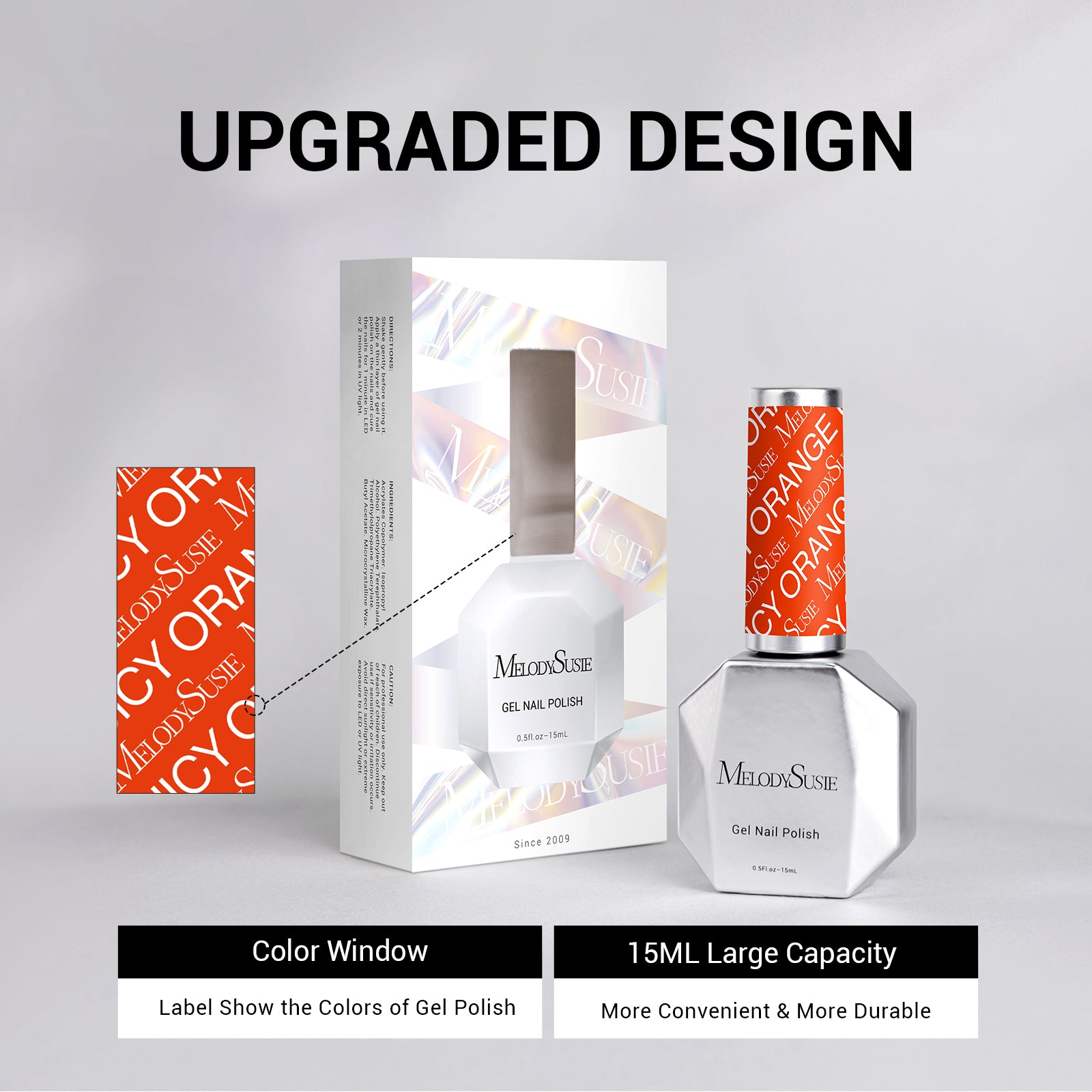 Melodysusie 15ml TPO-Free Thick Gel Nail Polish