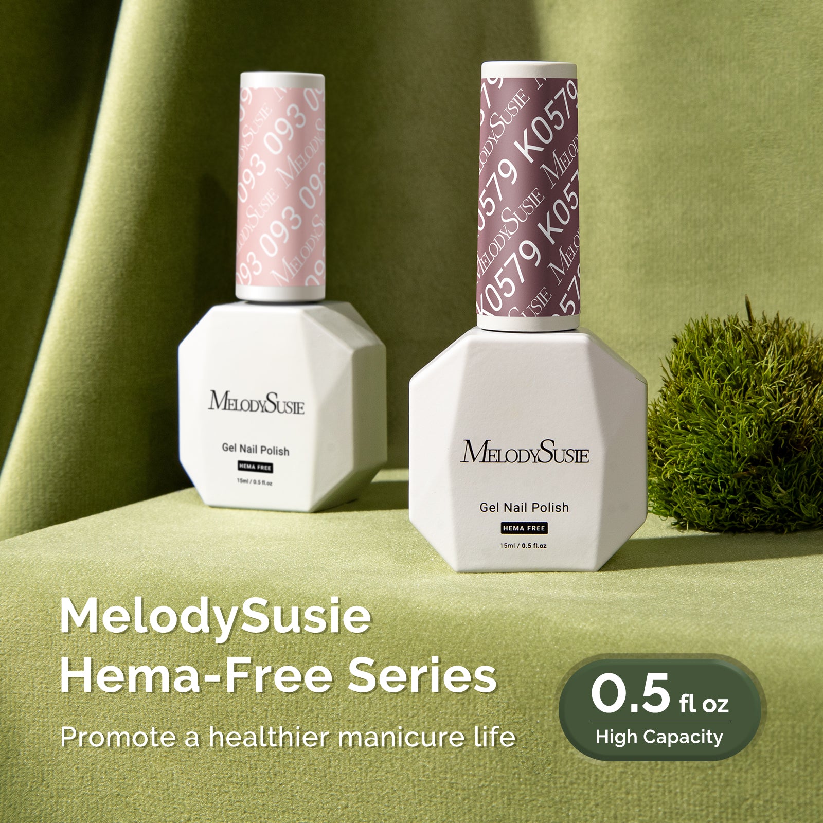 HEMA-Free Gel Nail Polish 0.5 fl oz/15ml - K0579 Thick Deep Rosy Nude