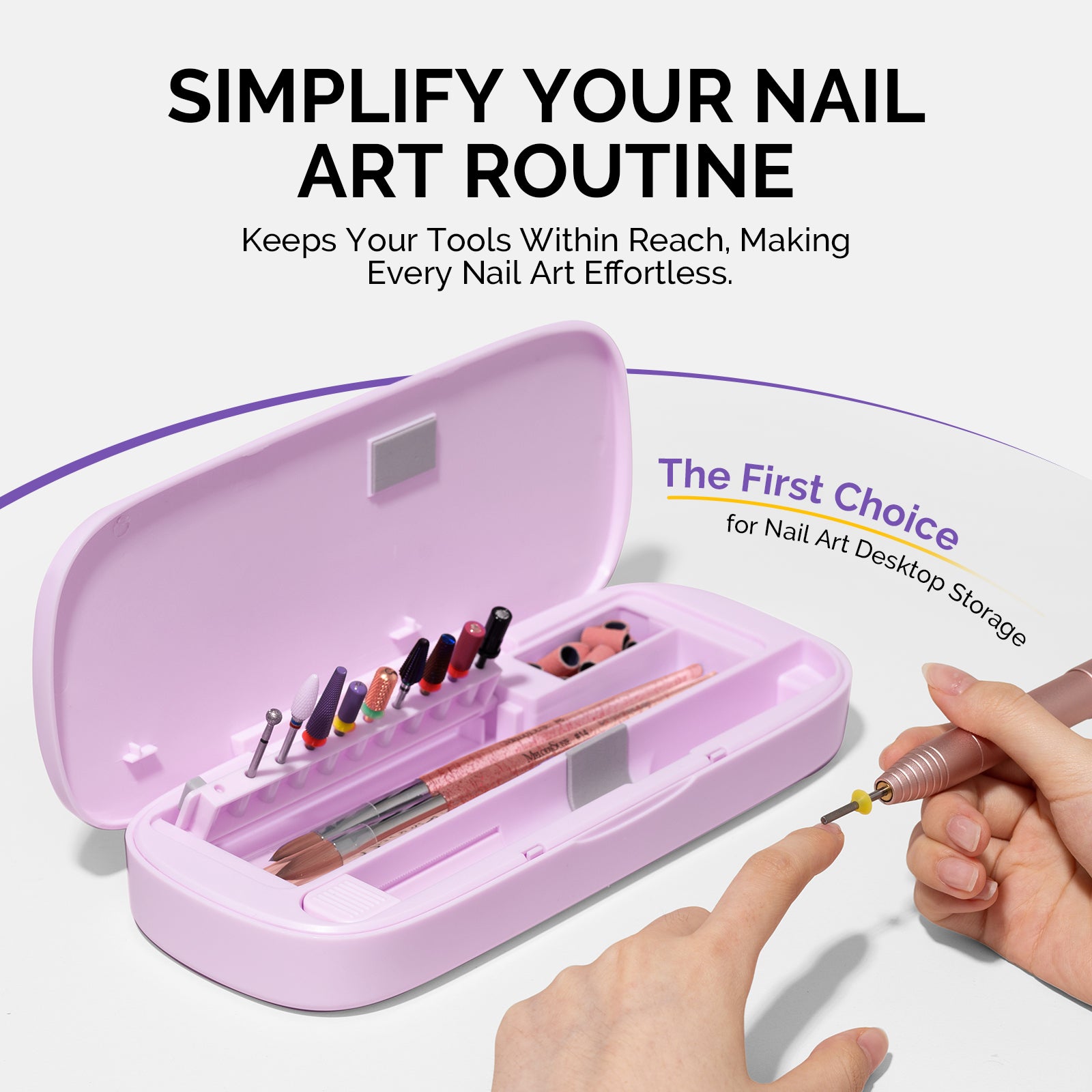 Acrylic Nail Tool Storage Box
