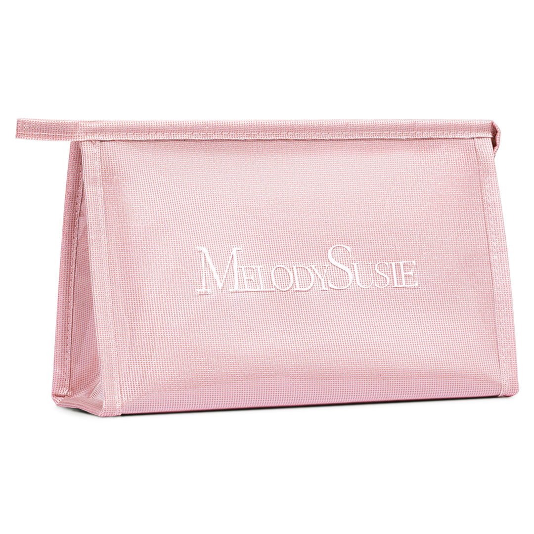 Pink Glitter Nail Tool Storage Bag