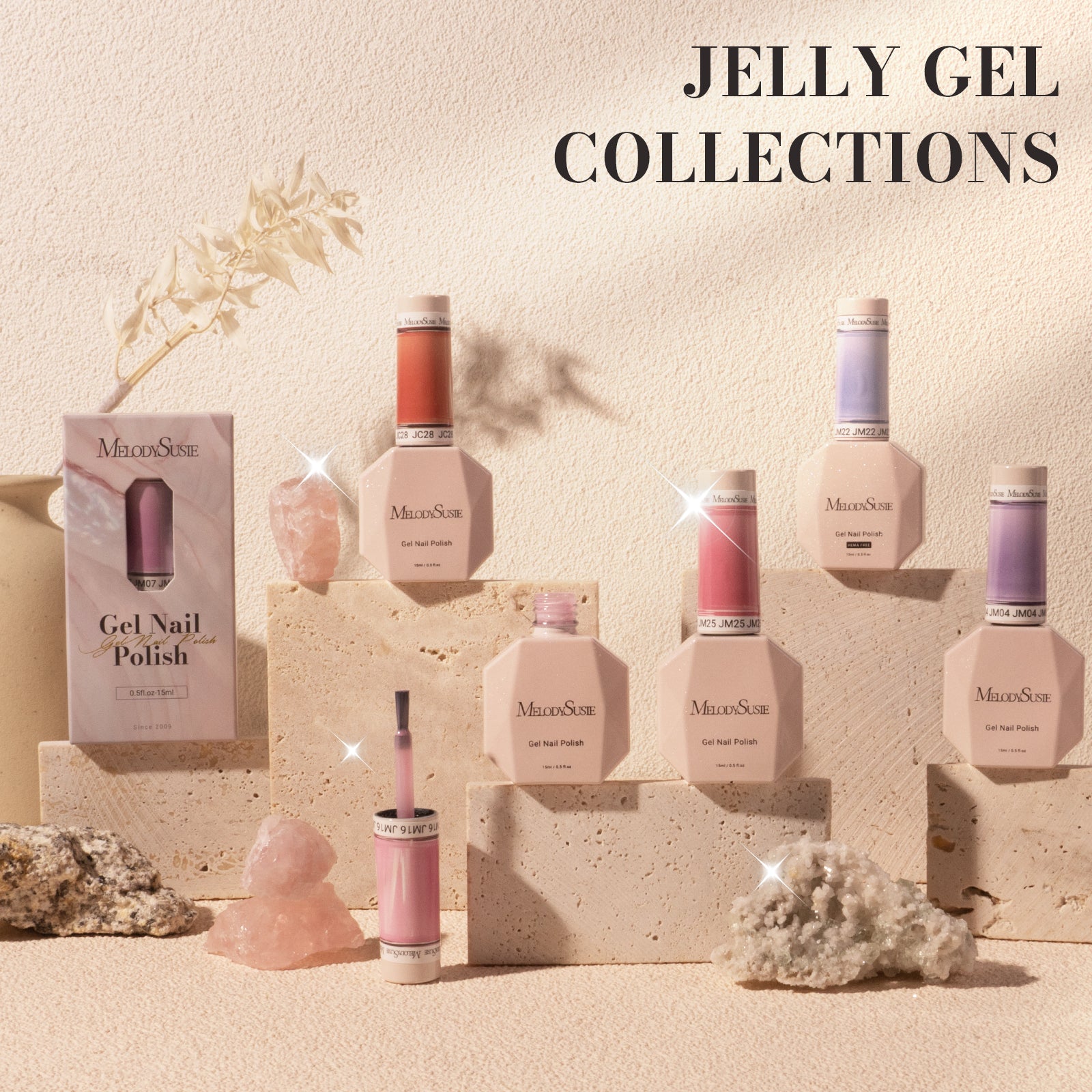 Jeweliver Jelly TPO-Free Gel Nail Polish 0.5 fl oz/15ml - Fog Purple JM04