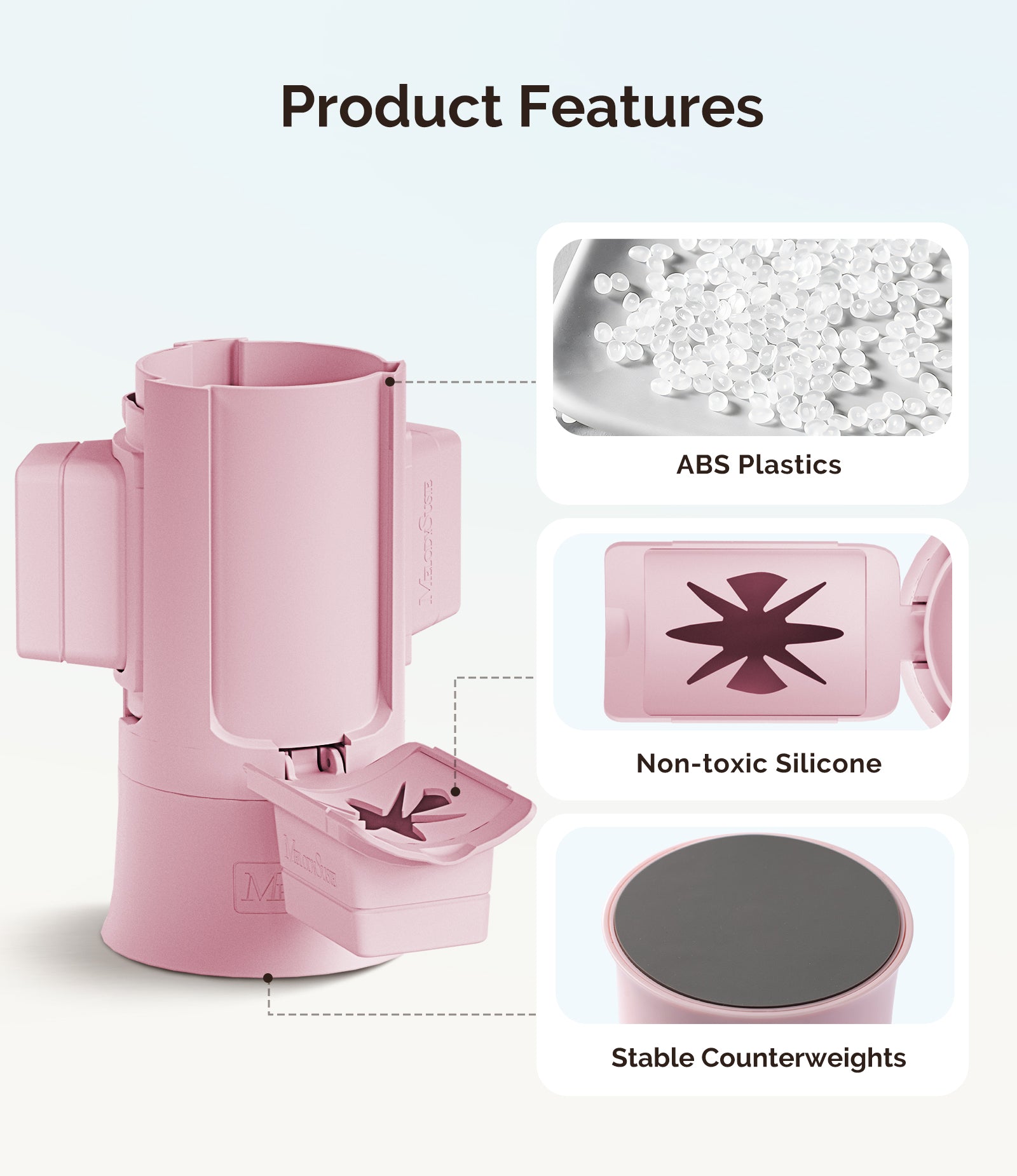 GelCarousel Rotatable Nail Art DIY Station - Pink