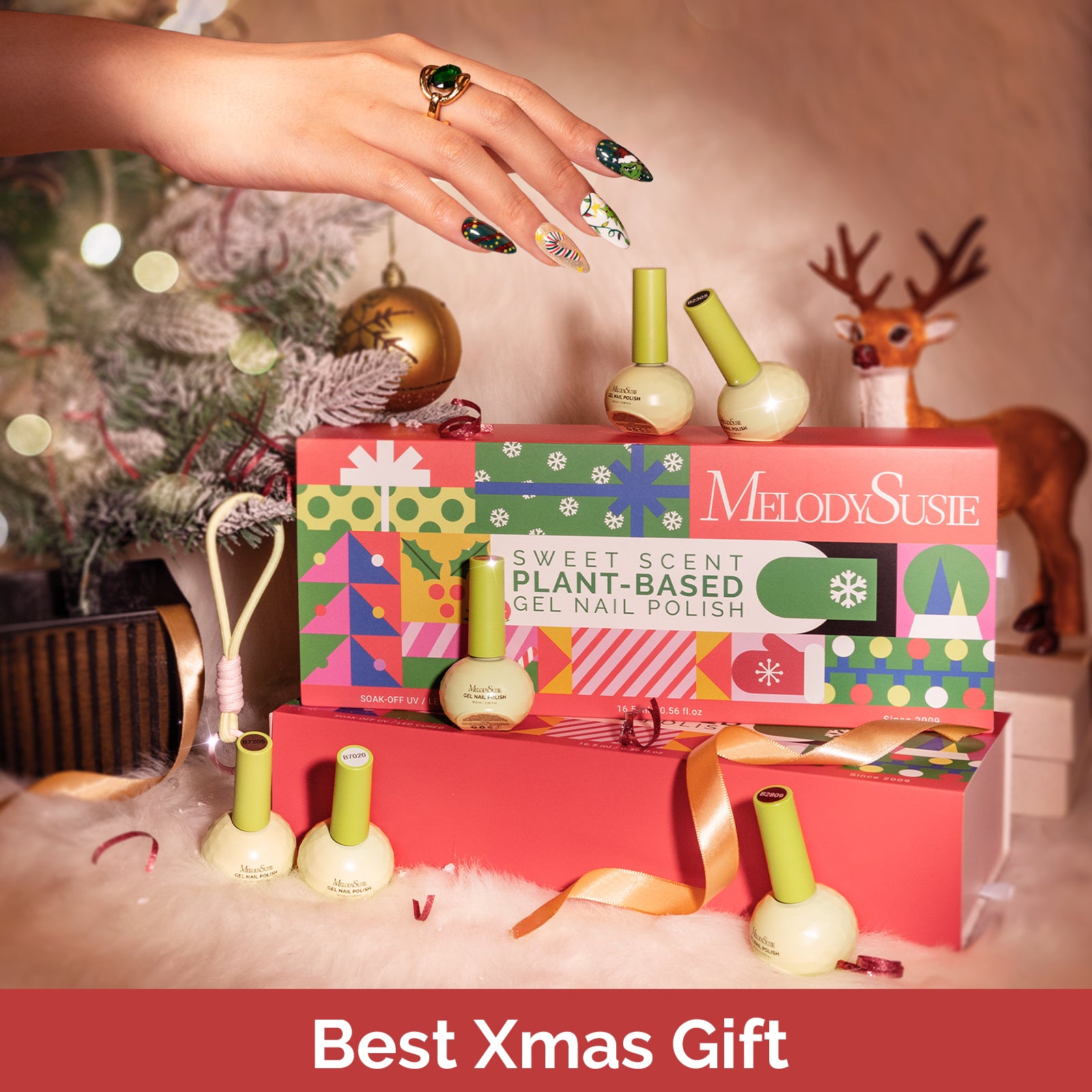 Sweet-Scent Plant-Based HEMA-Free & HPMA-Free & TPO-Free Gel Nail Polish Set - 16.5ml