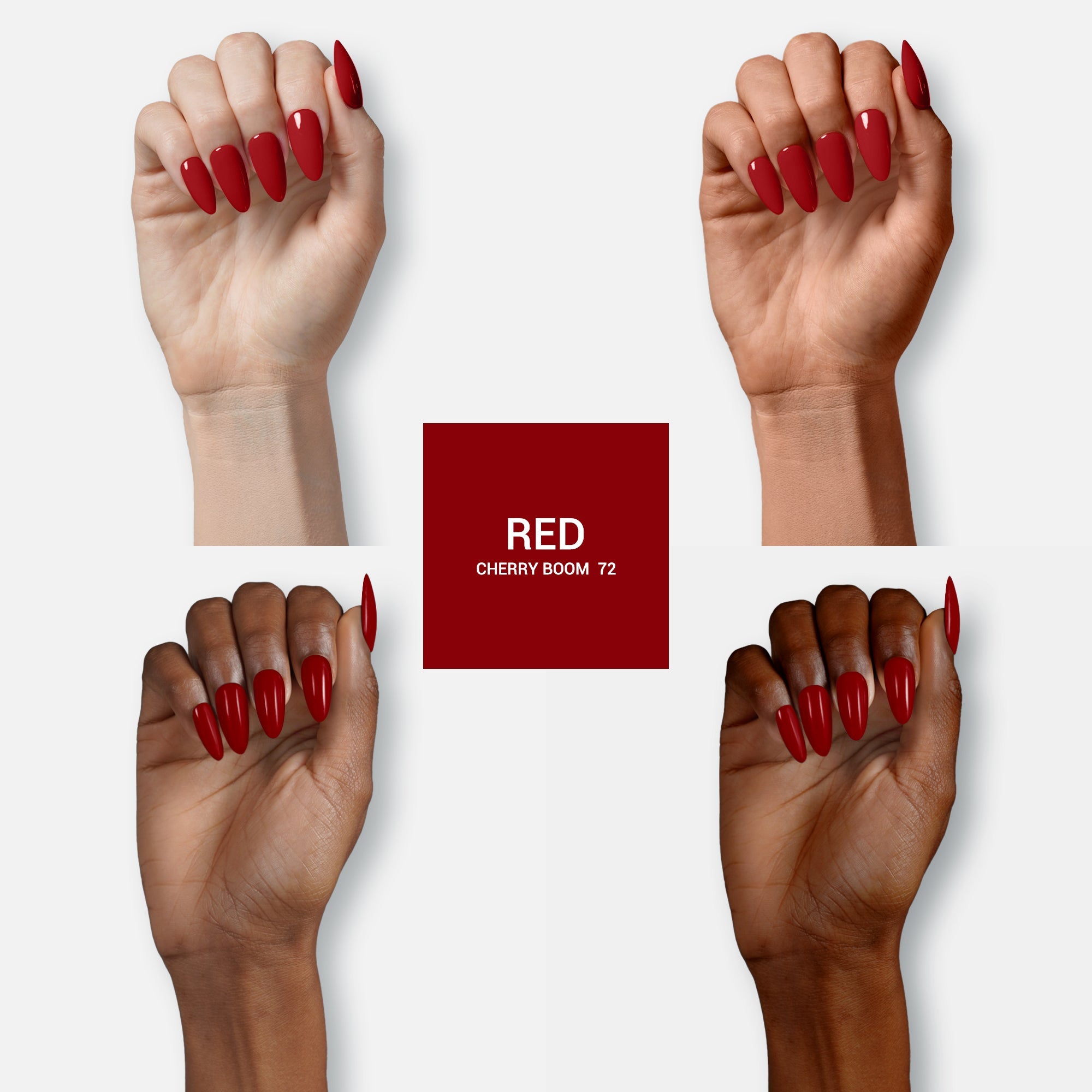 072 Cherry Boom - TPO-Free Thick Nail Gel Polish(15ml)