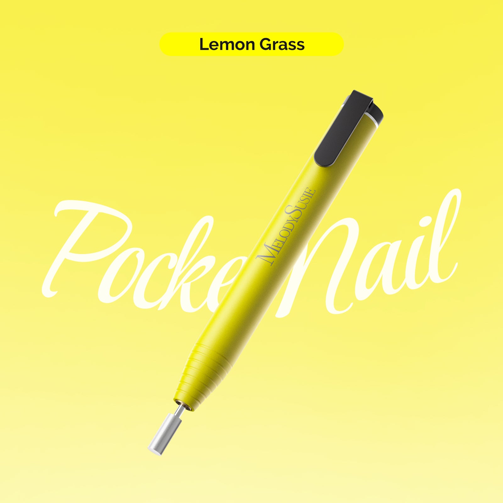 PocketNail PC100GR/PC100G Pen-Shaped Innovative Portable Rechargeable Nail Drill 20,000RPM