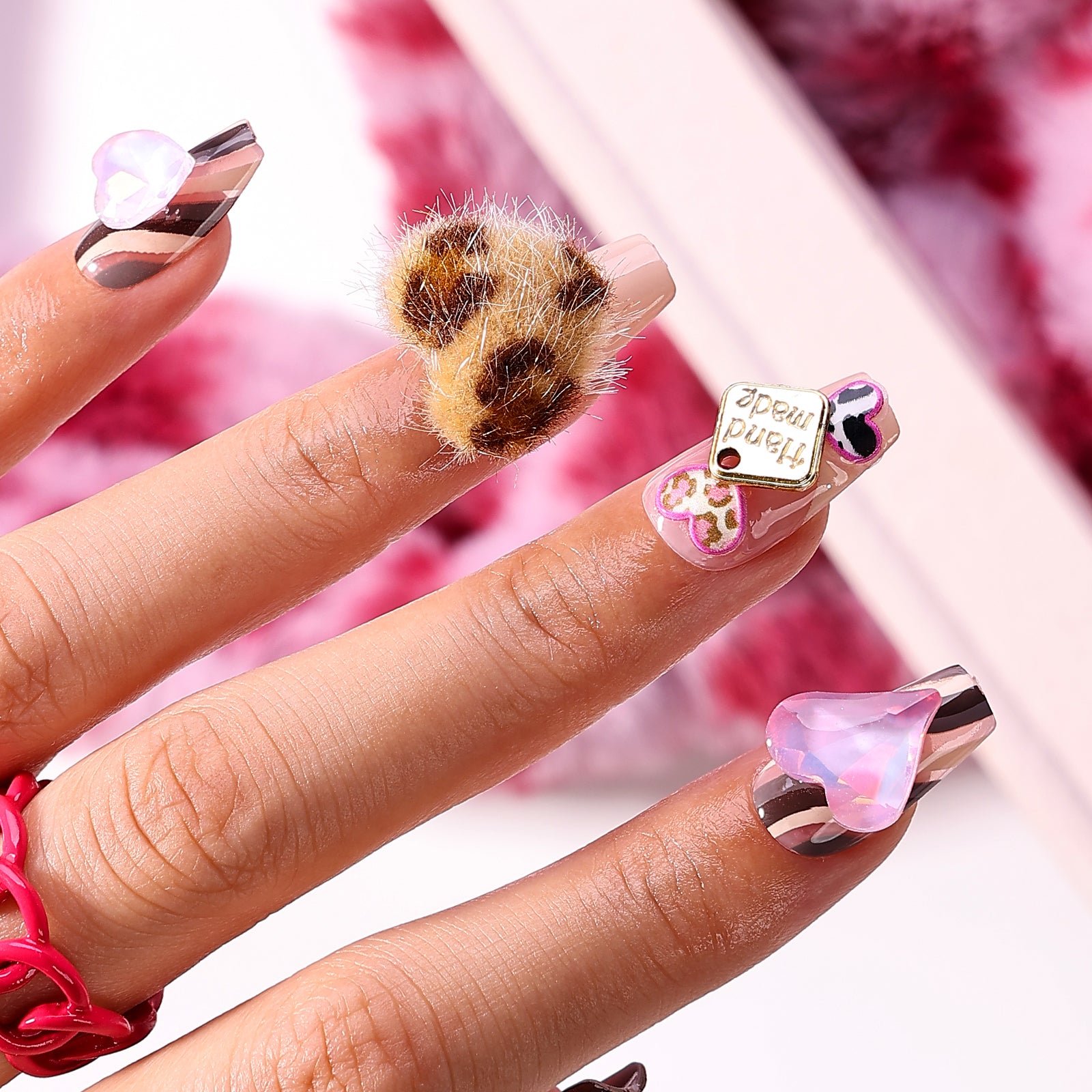Sweet Paw Coffin Short Press On Nails | MelodySusie