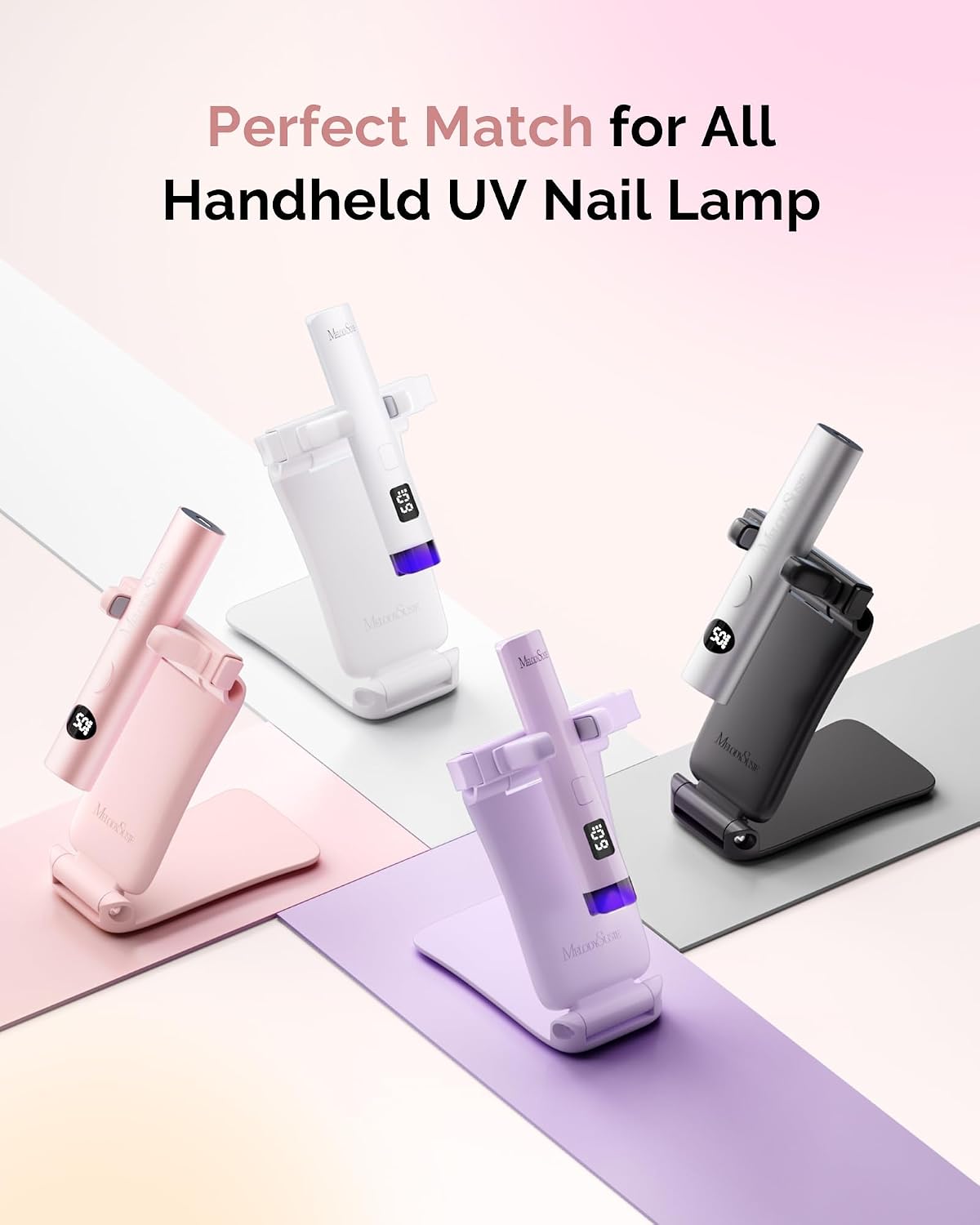 Nail Lamp Stand & Holder for Flash Cure Handheld UV Light
