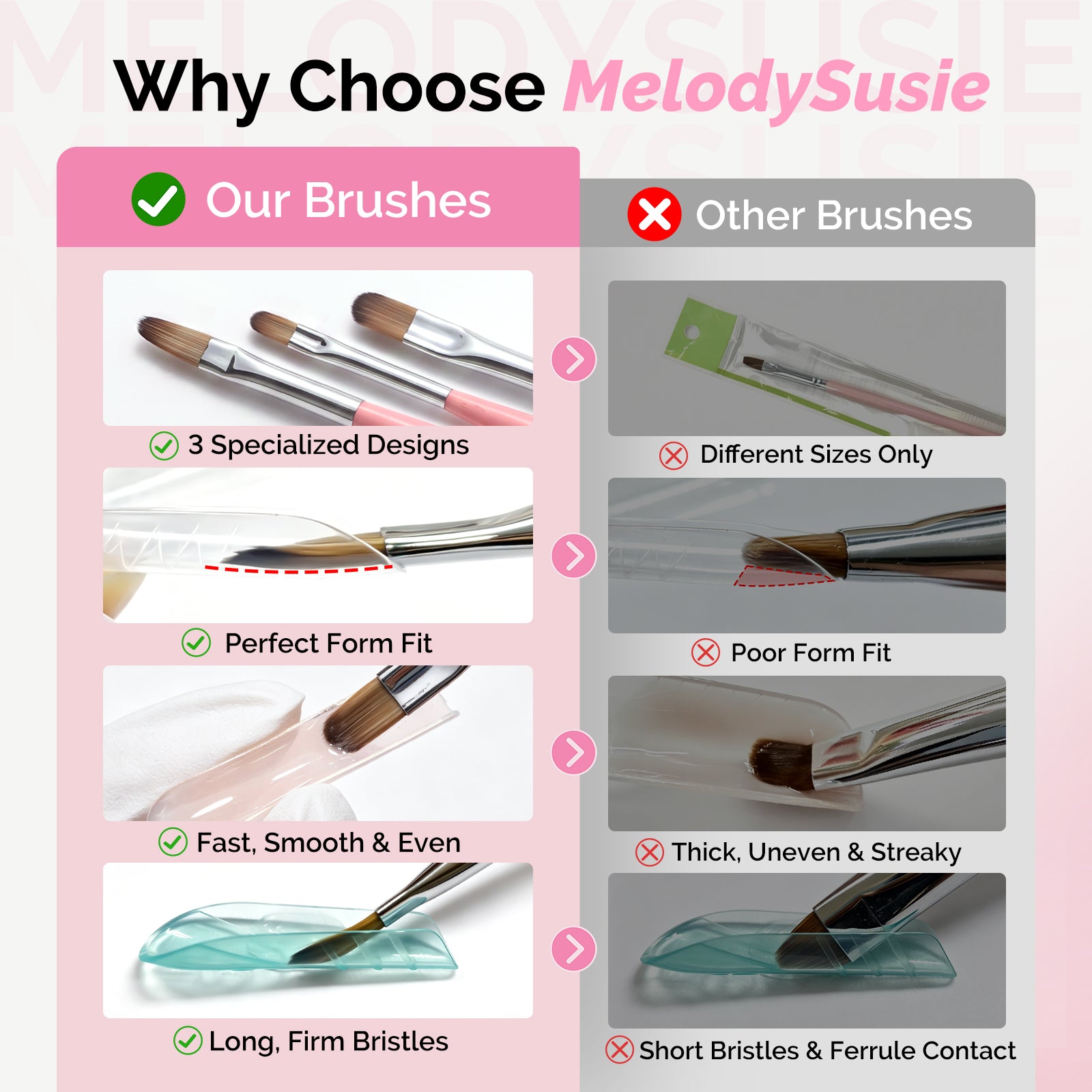 3PCS Dual-Form Nail Extension Brush Set