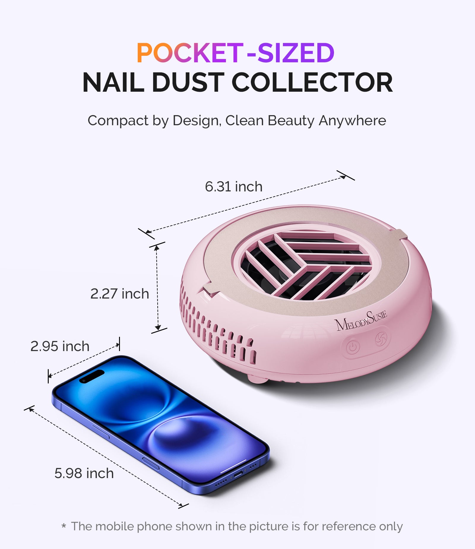 HProA Nail Dust Collector - Pink