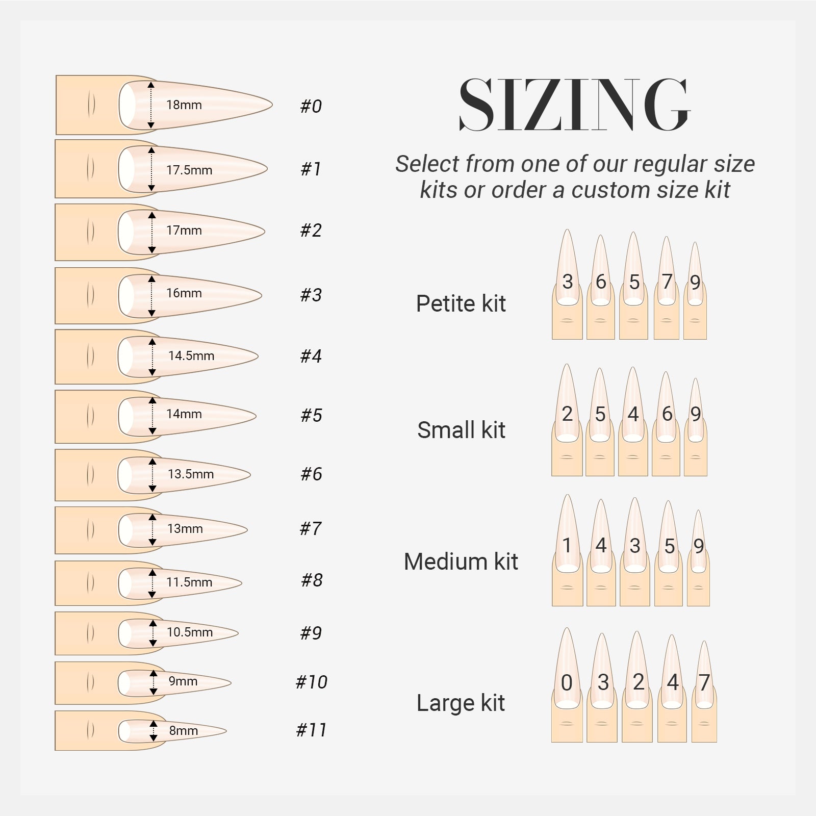 Rosy in Gold Stiletto Long Press On Nails