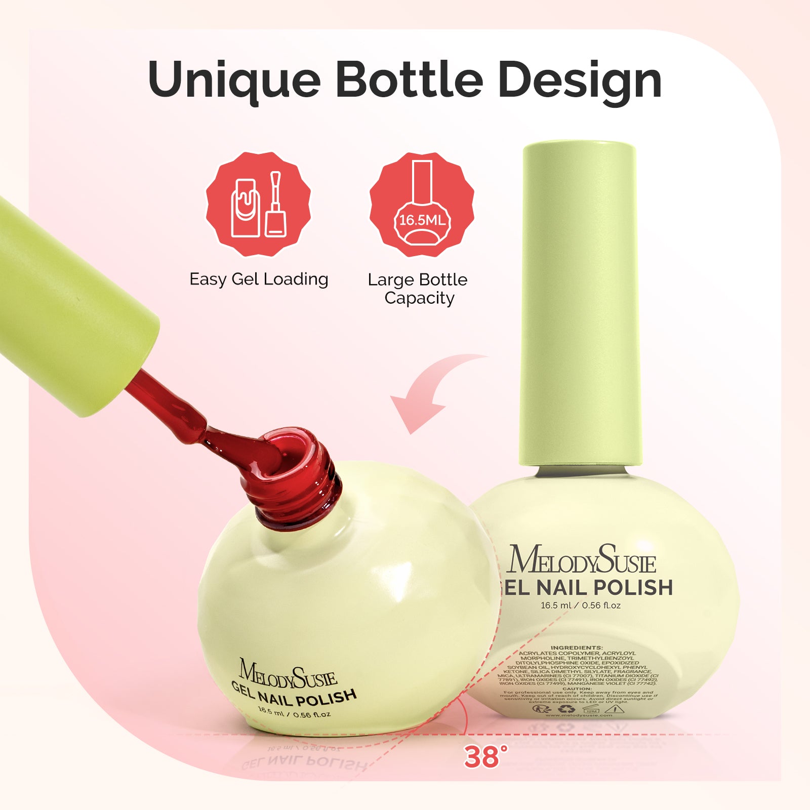 Sweet-Scent Plant-Based HEMA-Free & HPMA-Free & TPO-Free Gel Nail Polish Set - 16.5ml