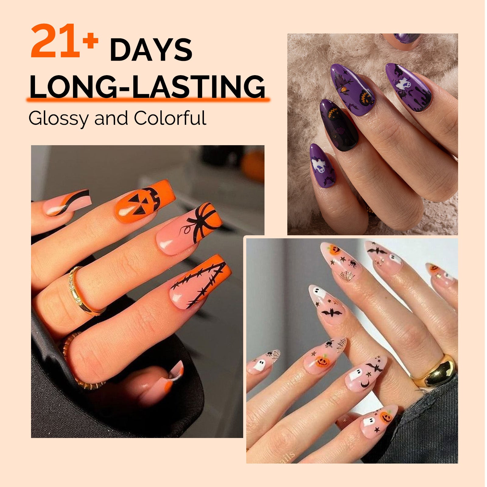 Halloween 15ml Gel Nail Polish Set