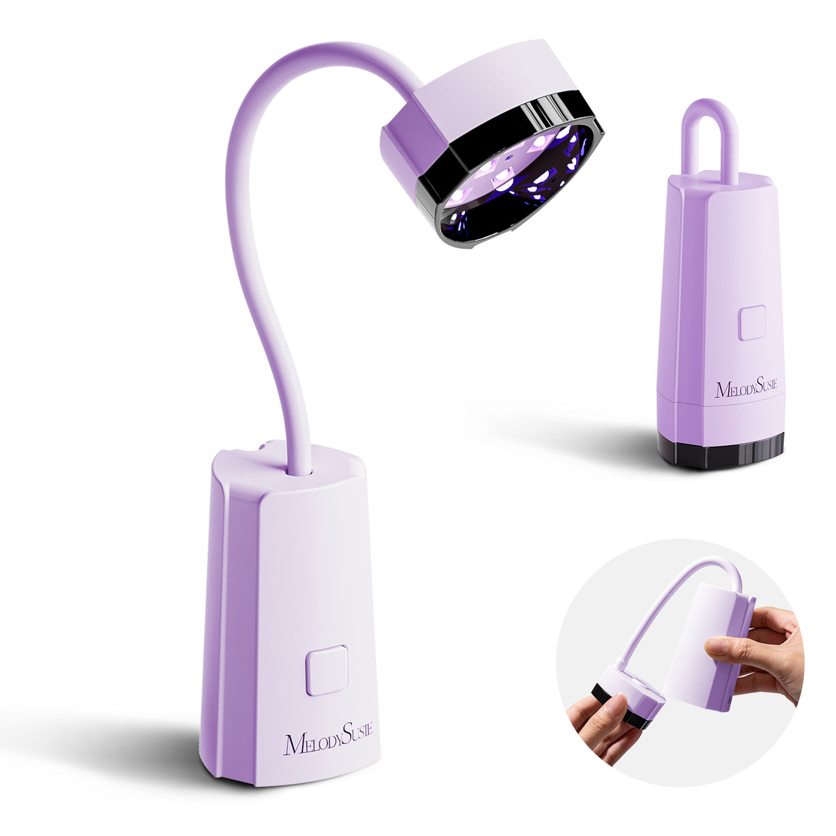 P-Art12A Cordless Motion-Sensor Gooseneck UV Nail Lamp