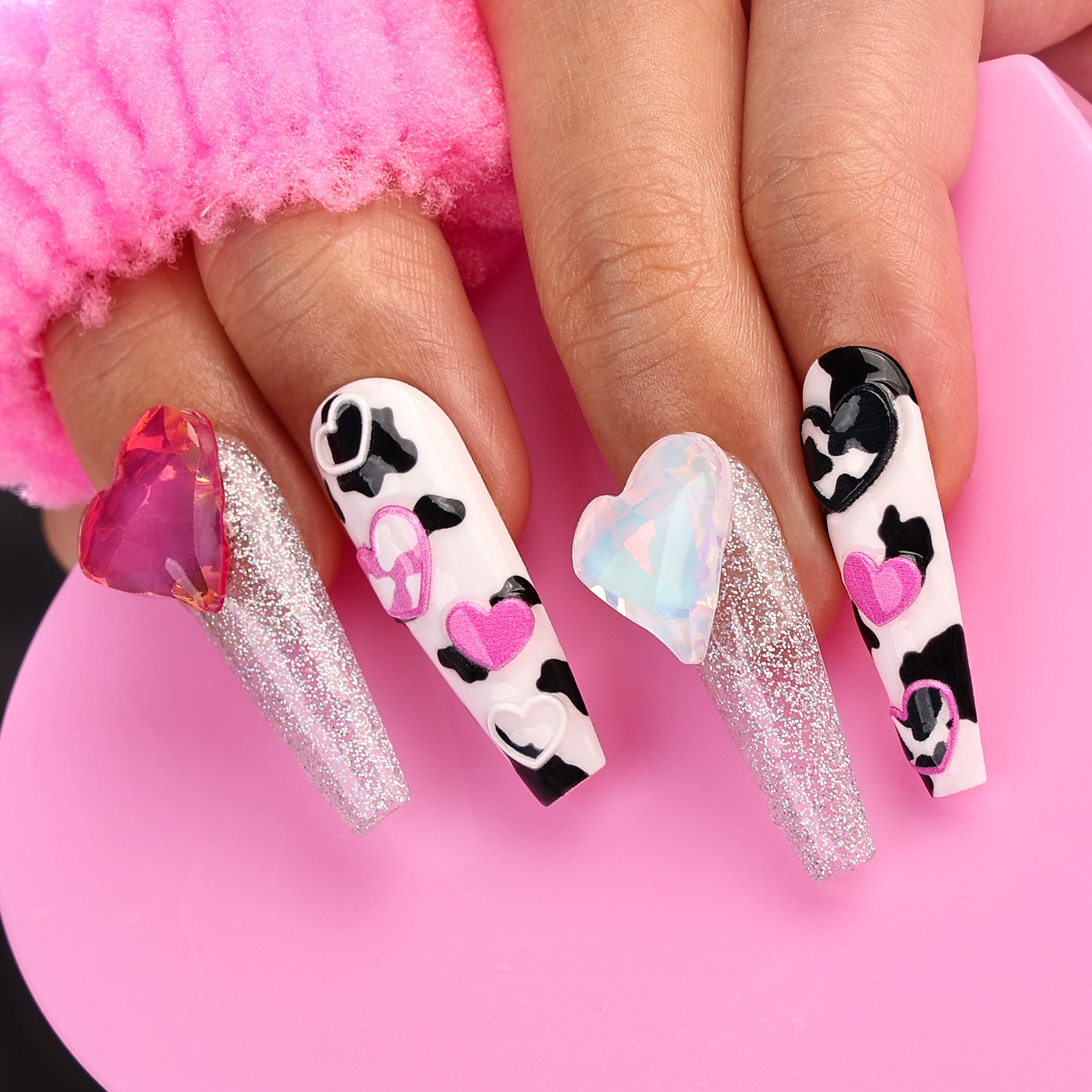 Sweet Moo Coffin Regular Press On Nails| MelodySusie