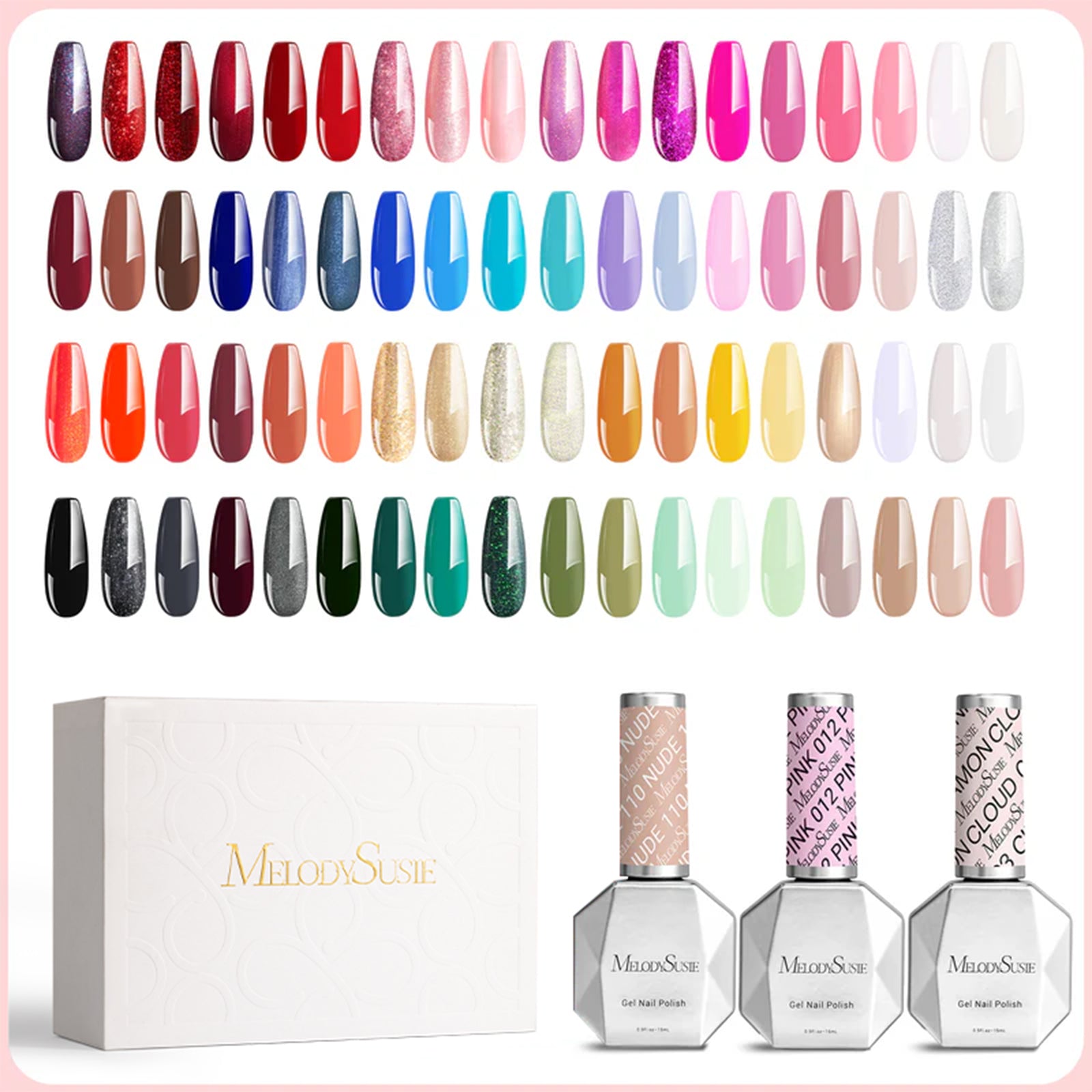 mofu2_nail 15ml TPO-Free Thick Gel Nail Polish Gift Box - 72 Colors