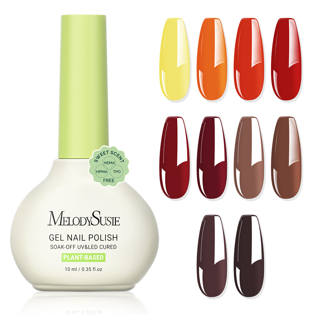 Sweet Scent HEMA-Free & HPMA-Free & TPO-Free Plant-Based Gel Nail Polish Set